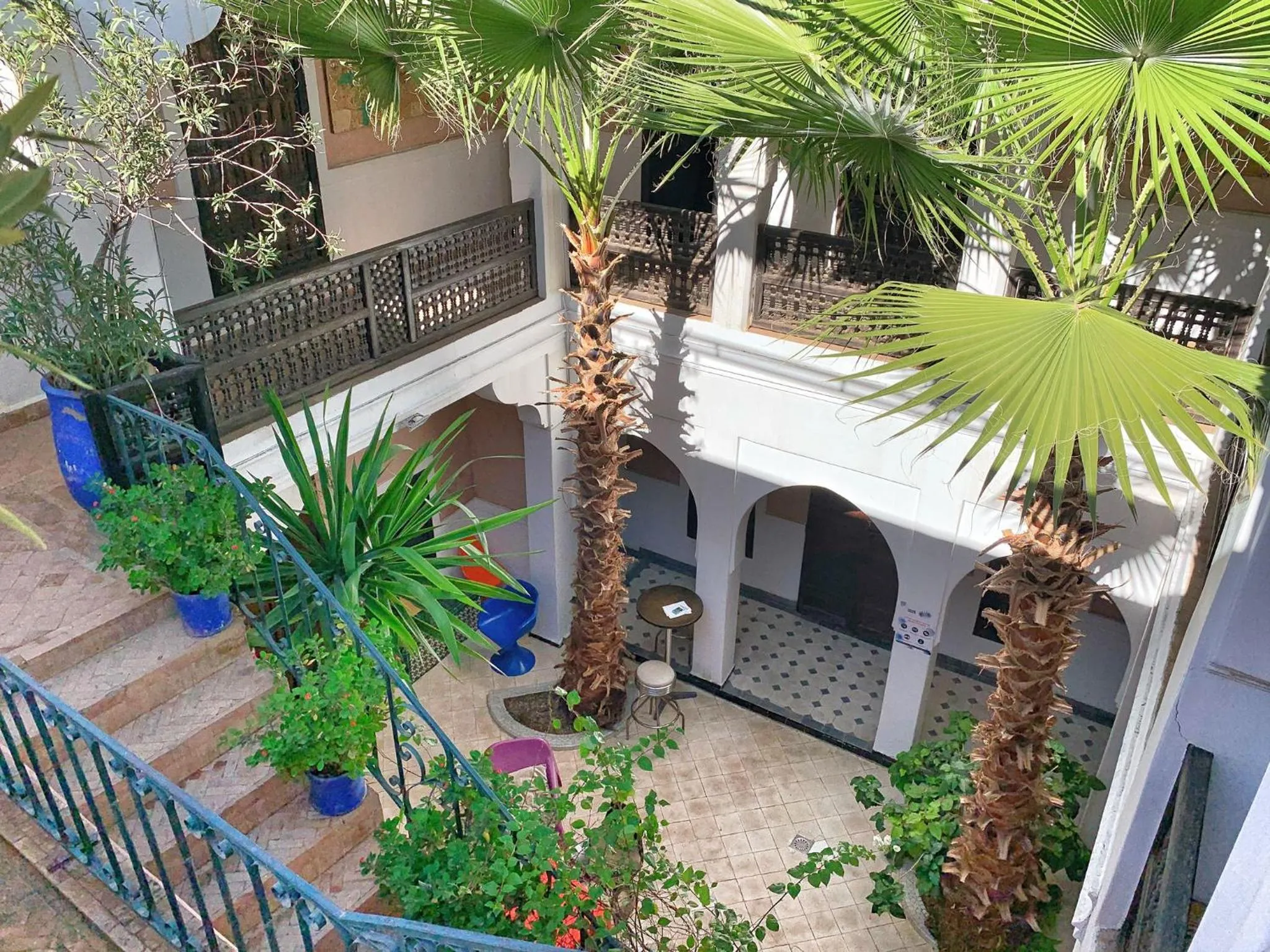 Patio in Riad Rockech
