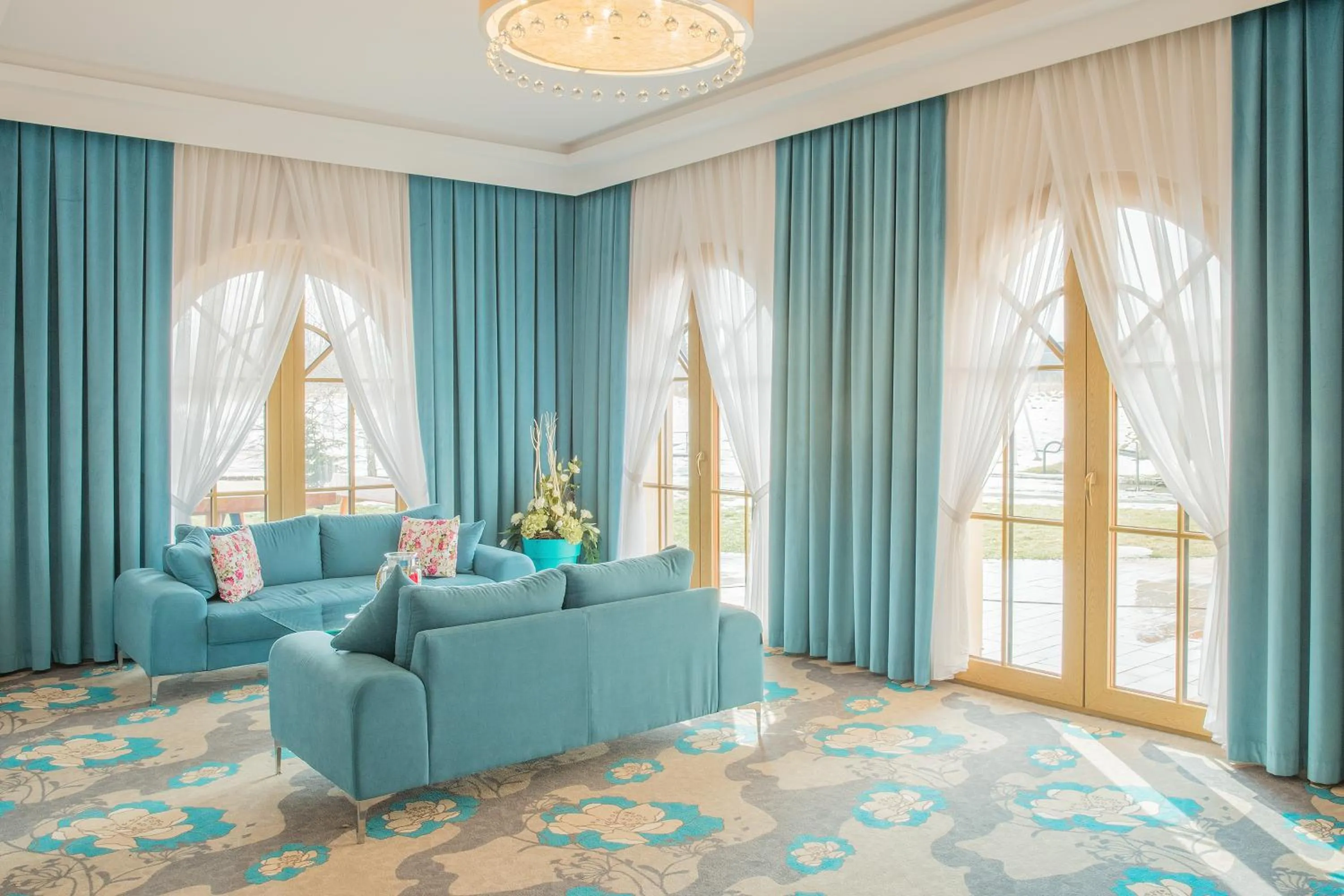 Lobby or reception in Dworek Góralski