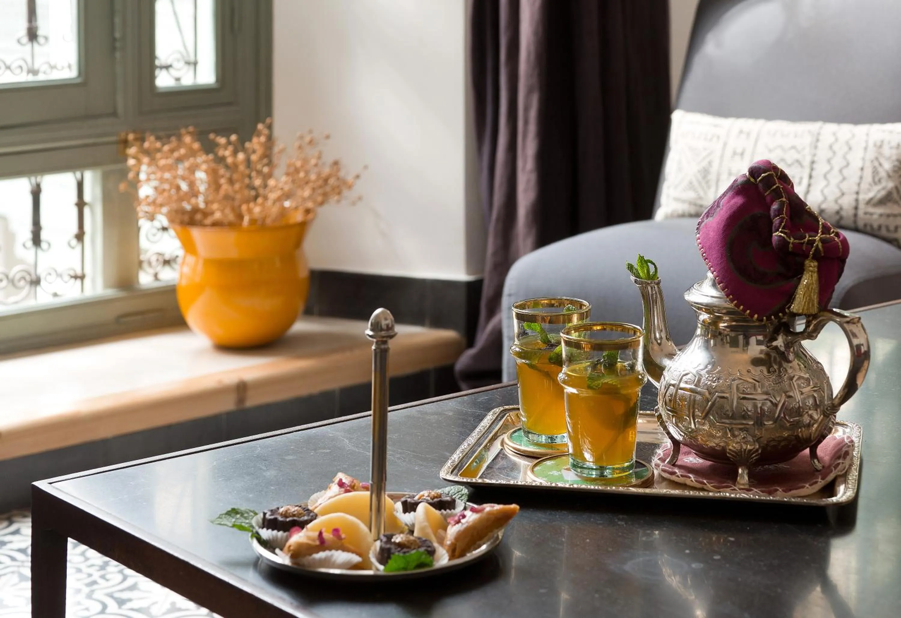 Seating area in Riad Antara