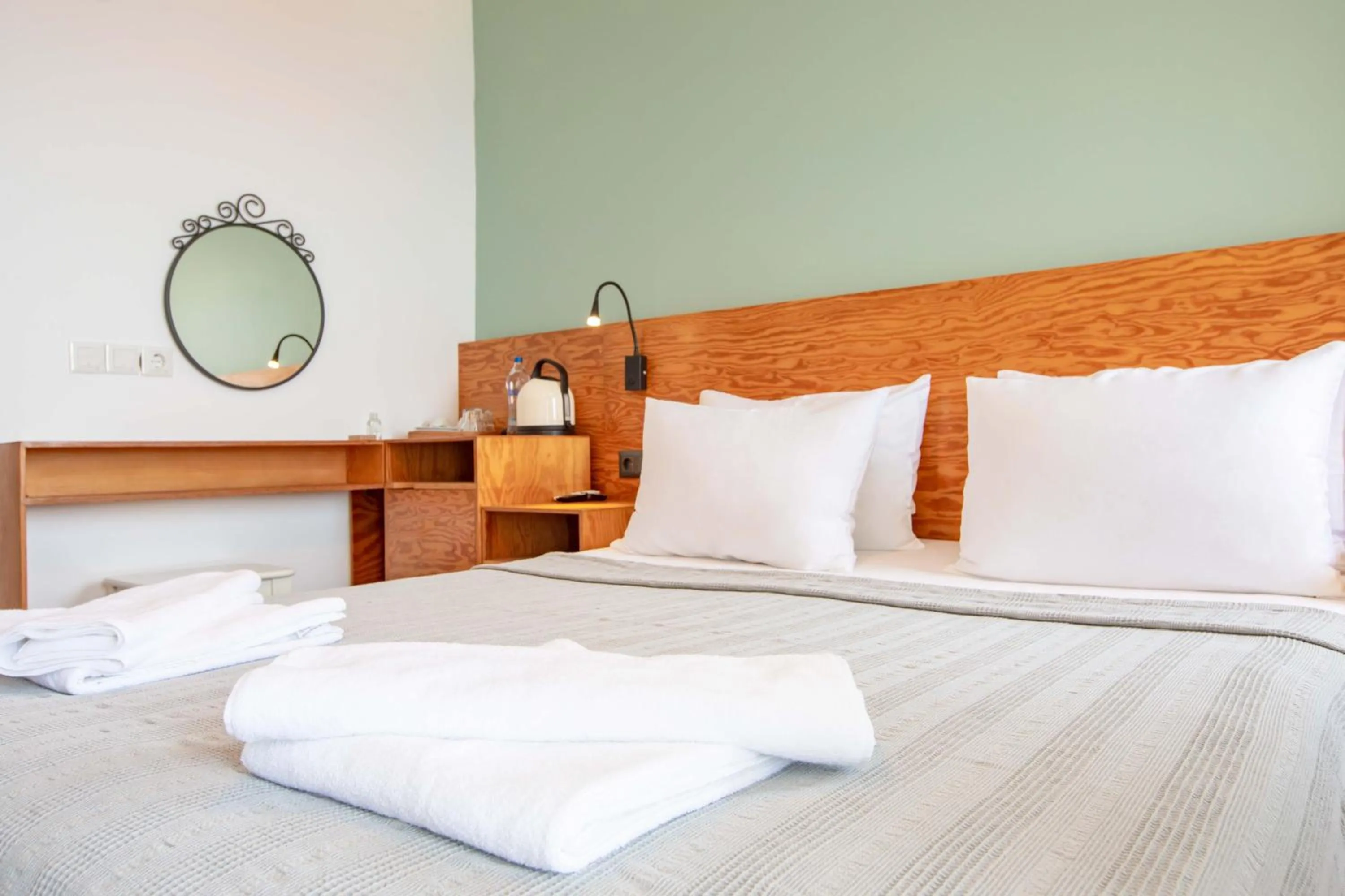 Bed in Mavilim Hotel