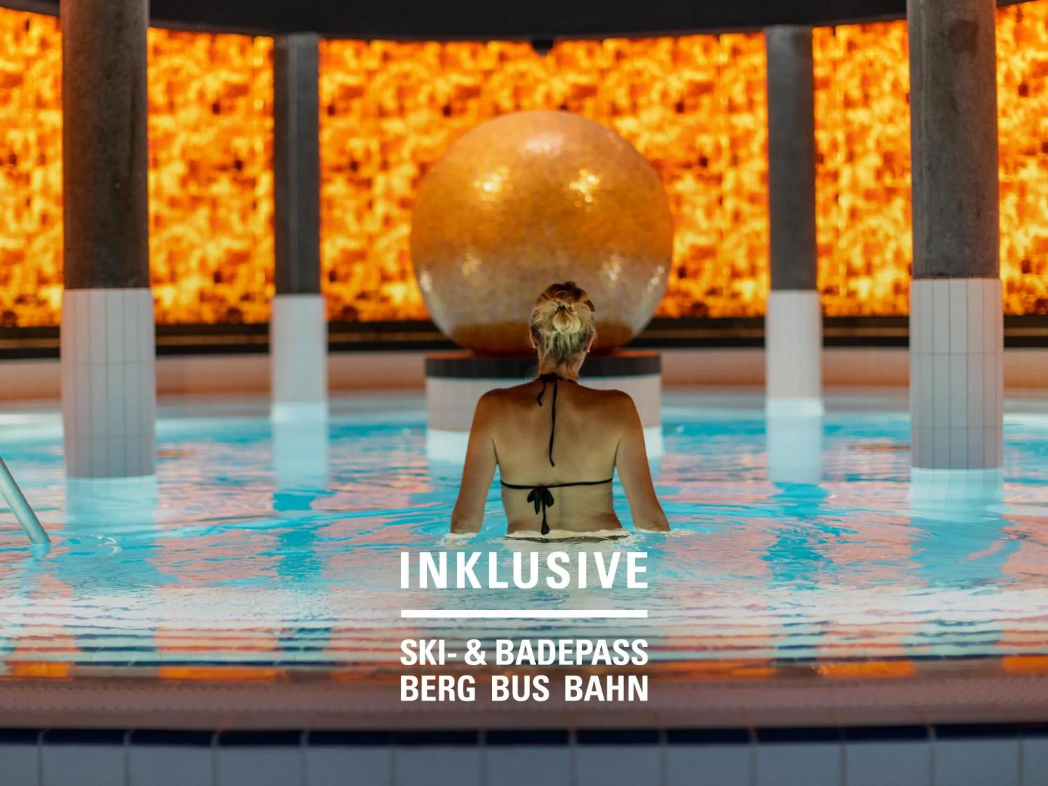 Hot Spring Bath in Engadiner Boutique-Hotel GuardaVal