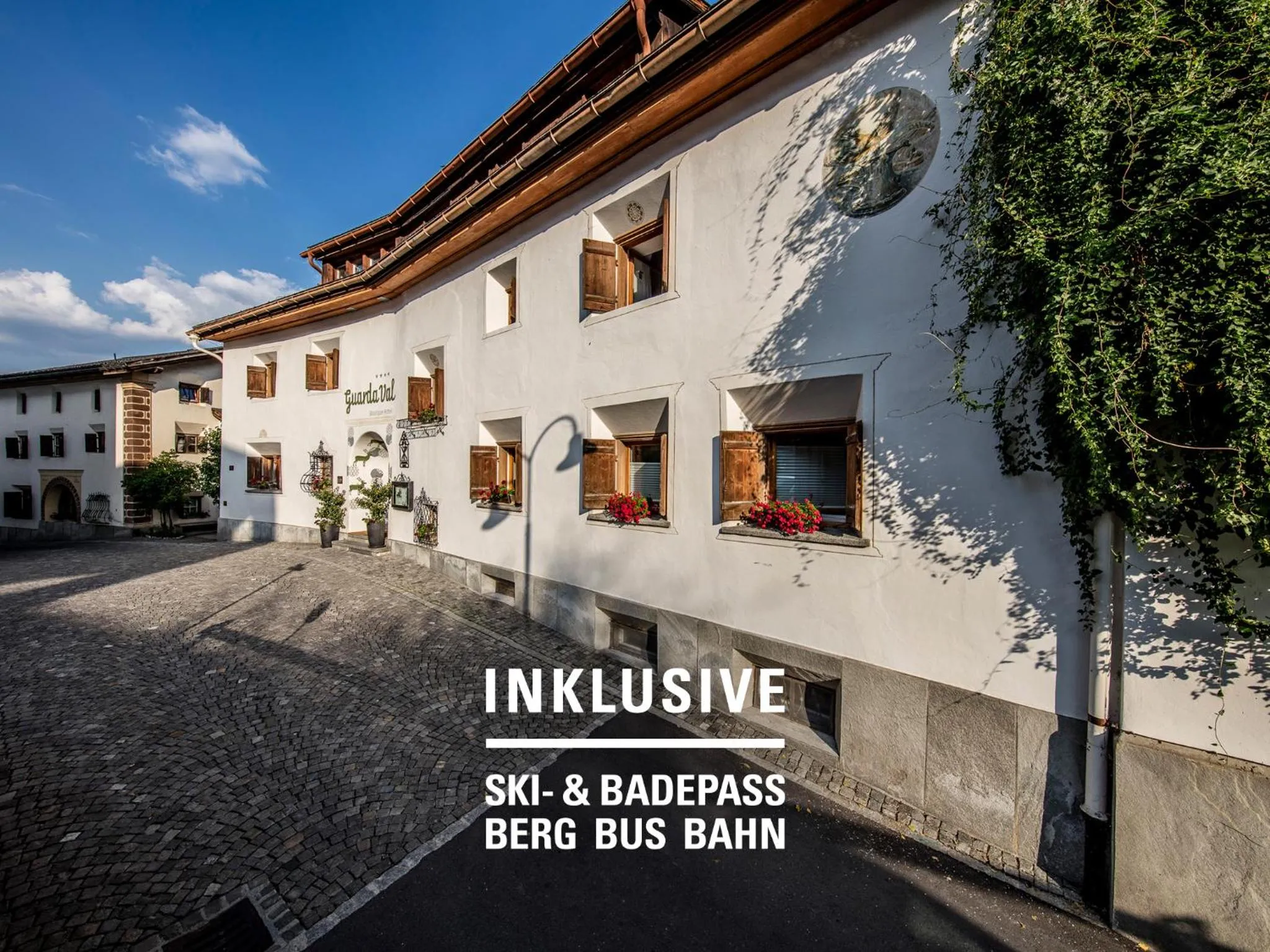 Property building in Engadiner Boutique-Hotel GuardaVal