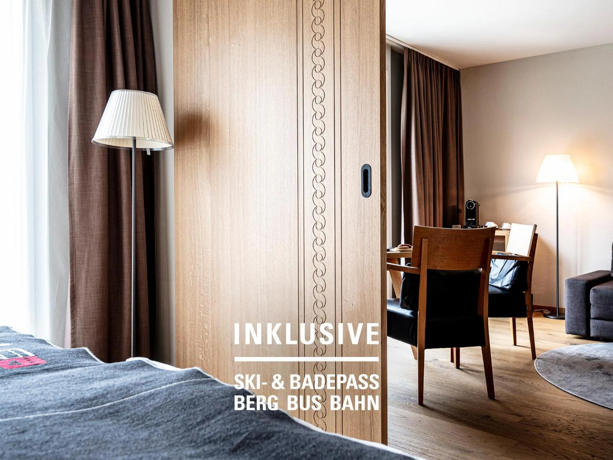 Bed in Engadiner Boutique-Hotel GuardaVal