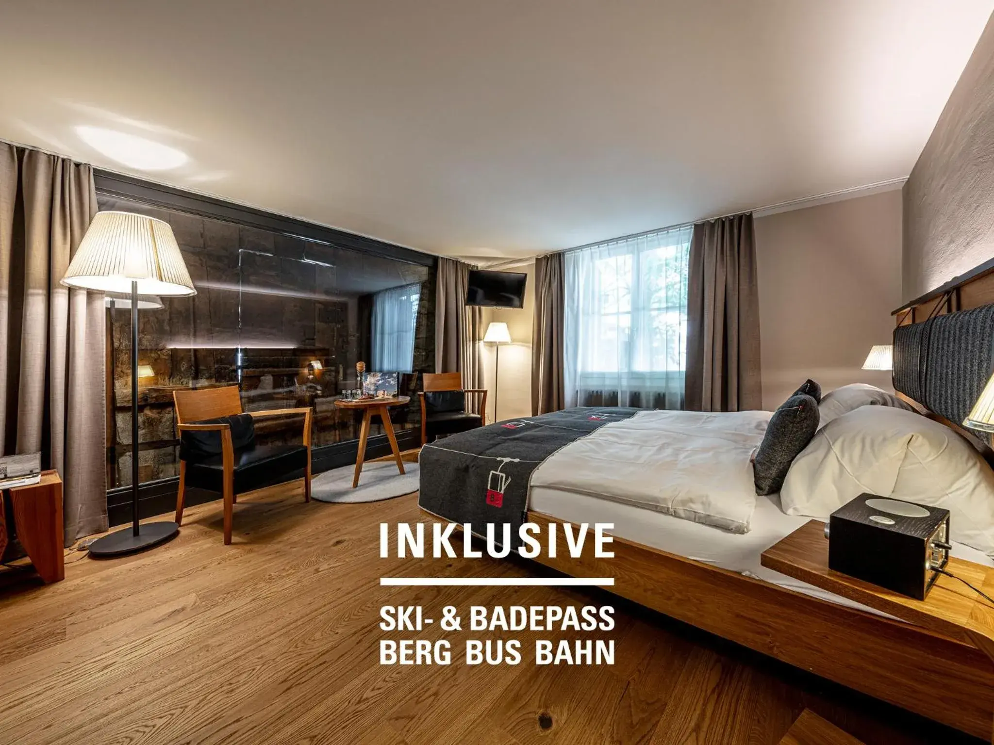 Traditional Double Room - single occupancy in Engadiner Boutique-Hotel GuardaVal Traditional Double Room - single occupancy in Engadiner Boutique-Hotel GuardaVal