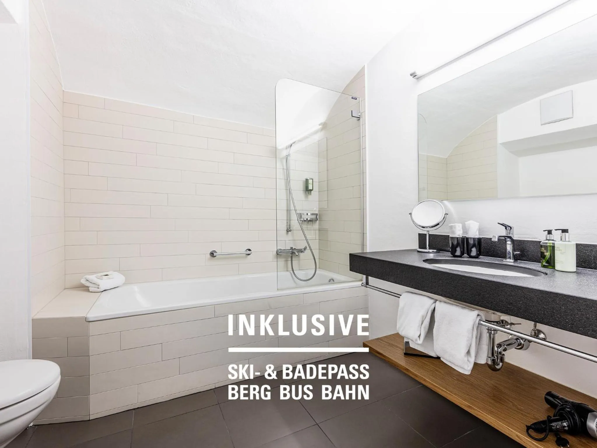 Bathroom in Engadiner Boutique-Hotel GuardaVal