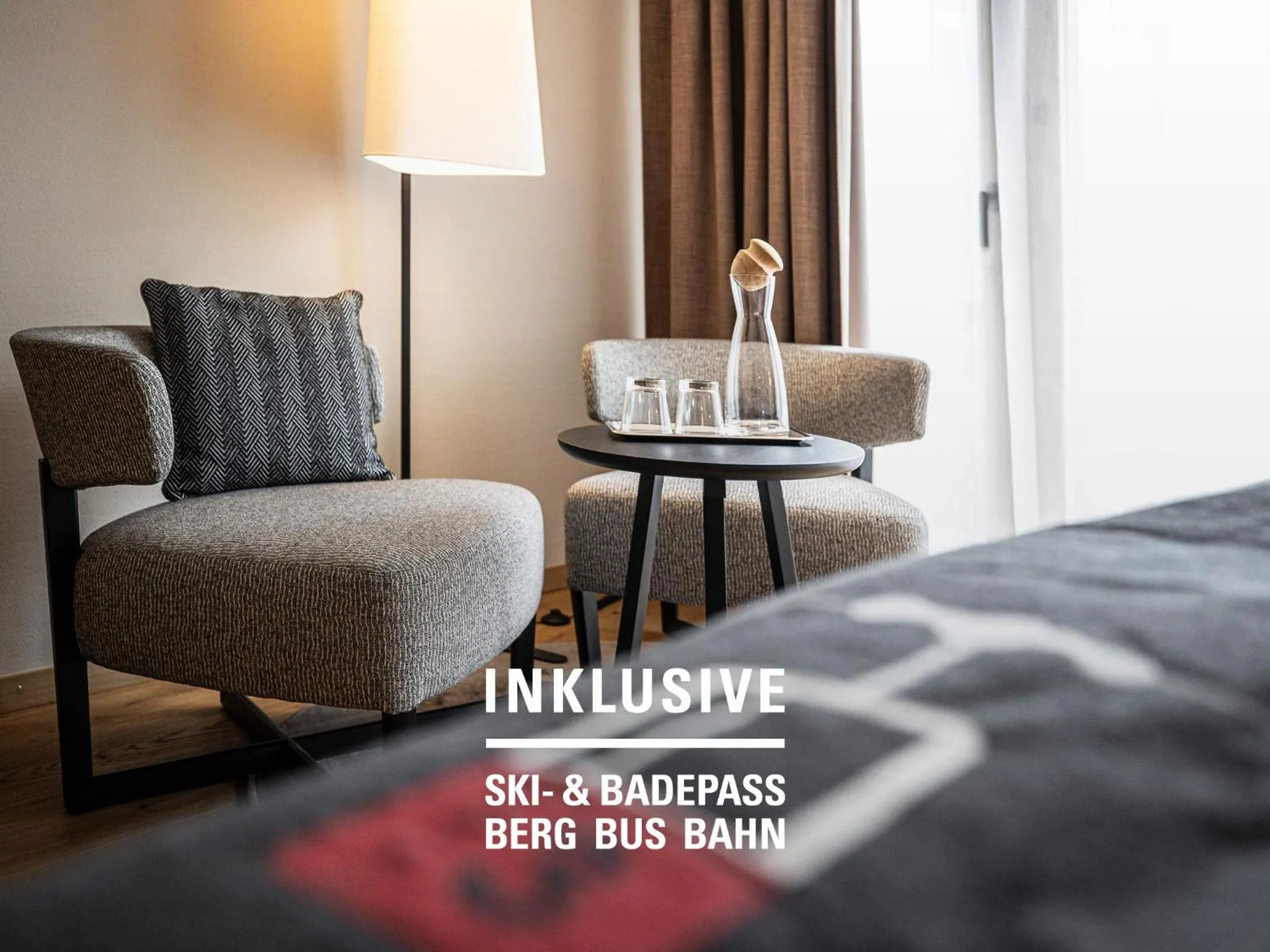 Photo of the whole room, Bed in Engadiner Boutique-Hotel GuardaVal