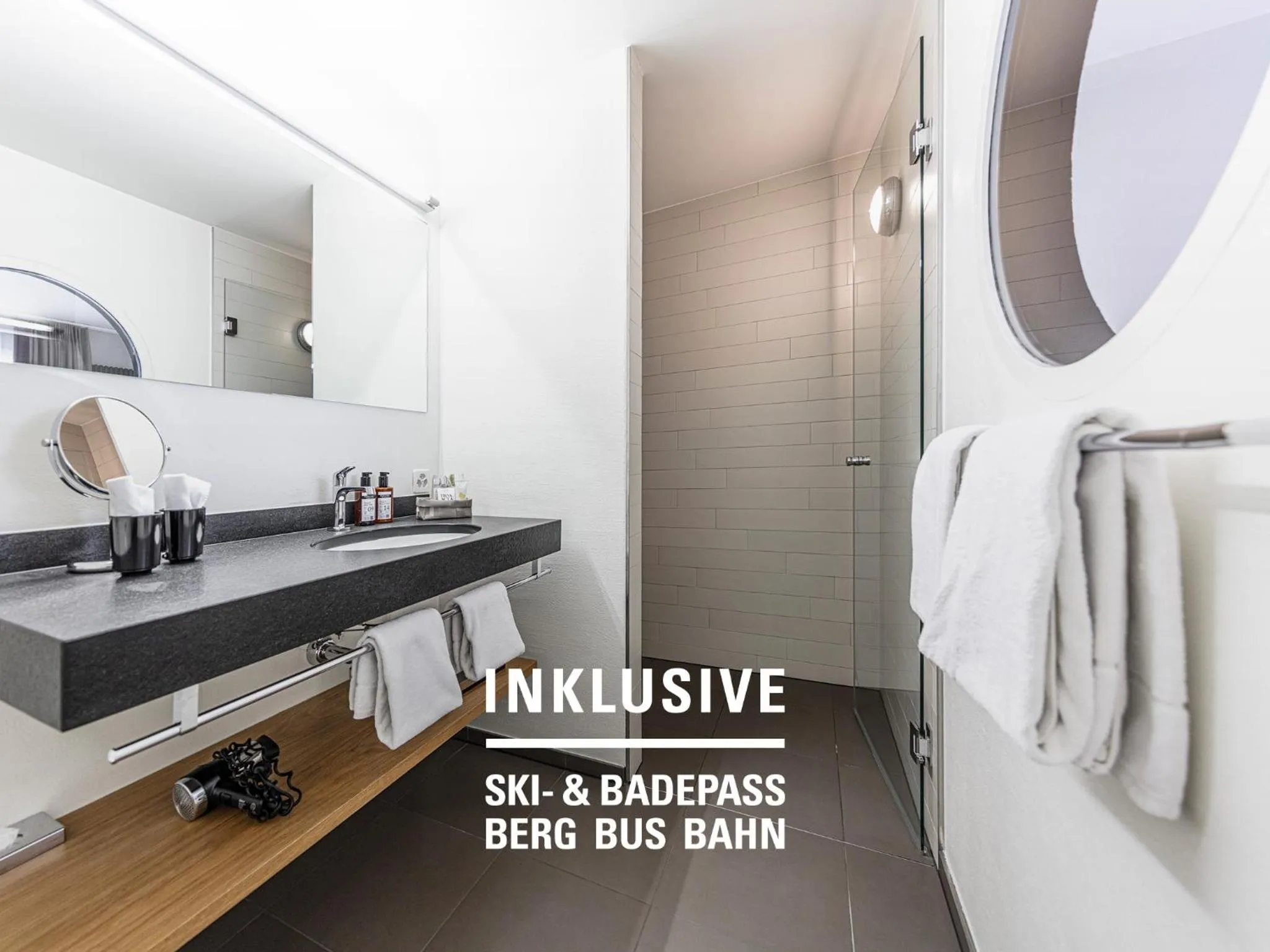 Bathroom in Engadiner Boutique-Hotel GuardaVal