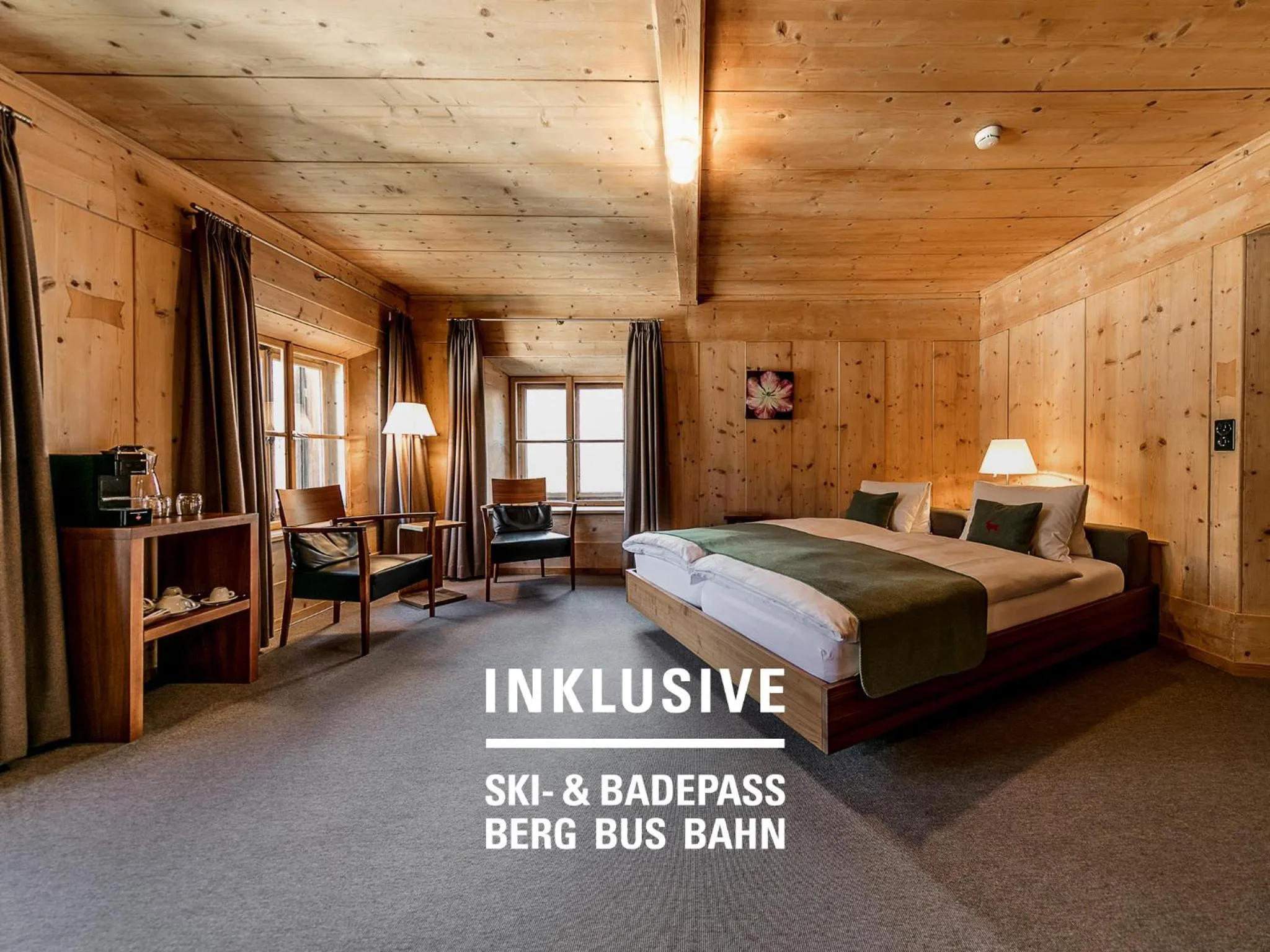 Bed in Engadiner Boutique-Hotel GuardaVal