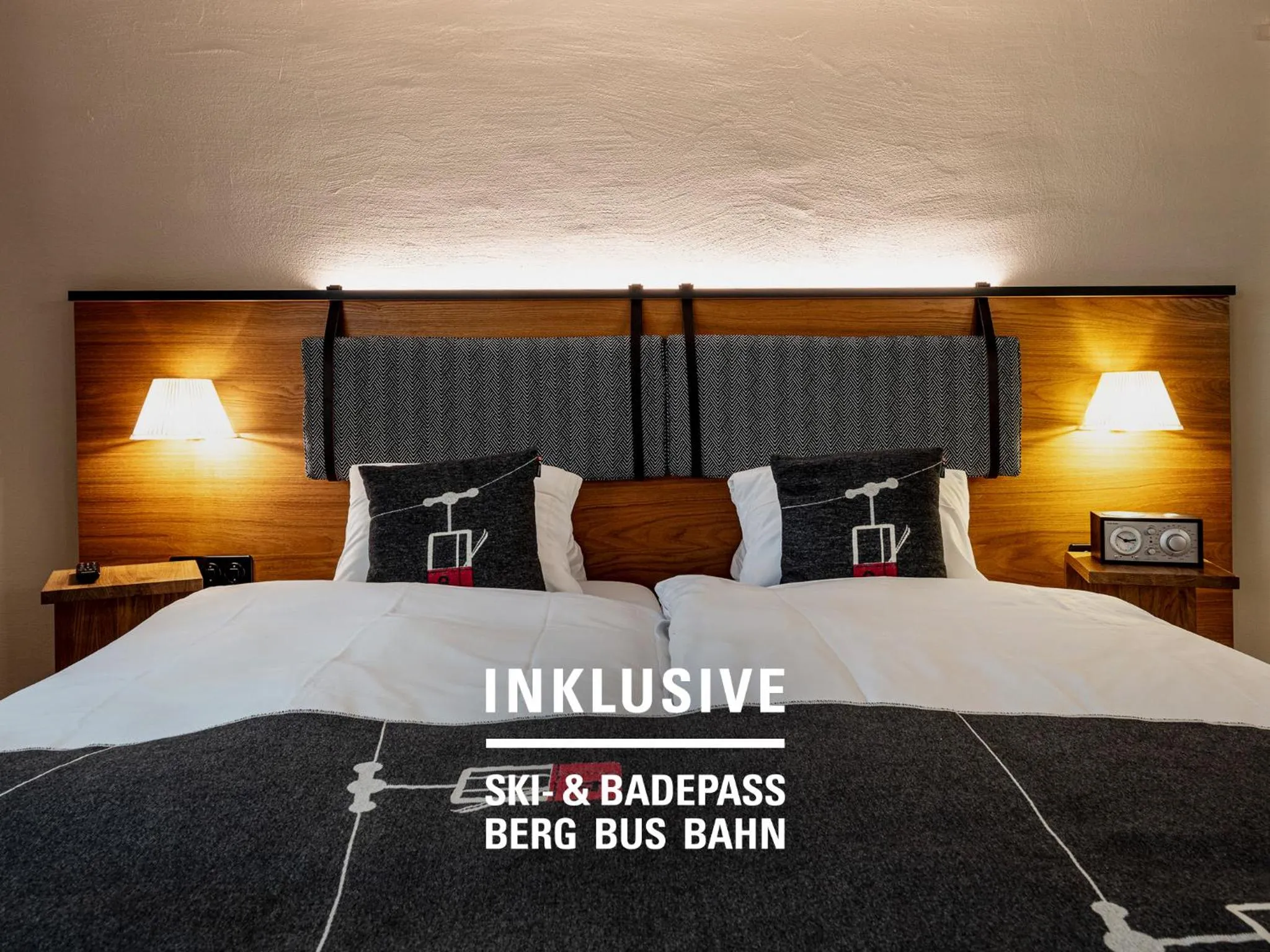 Bed in Engadiner Boutique-Hotel GuardaVal