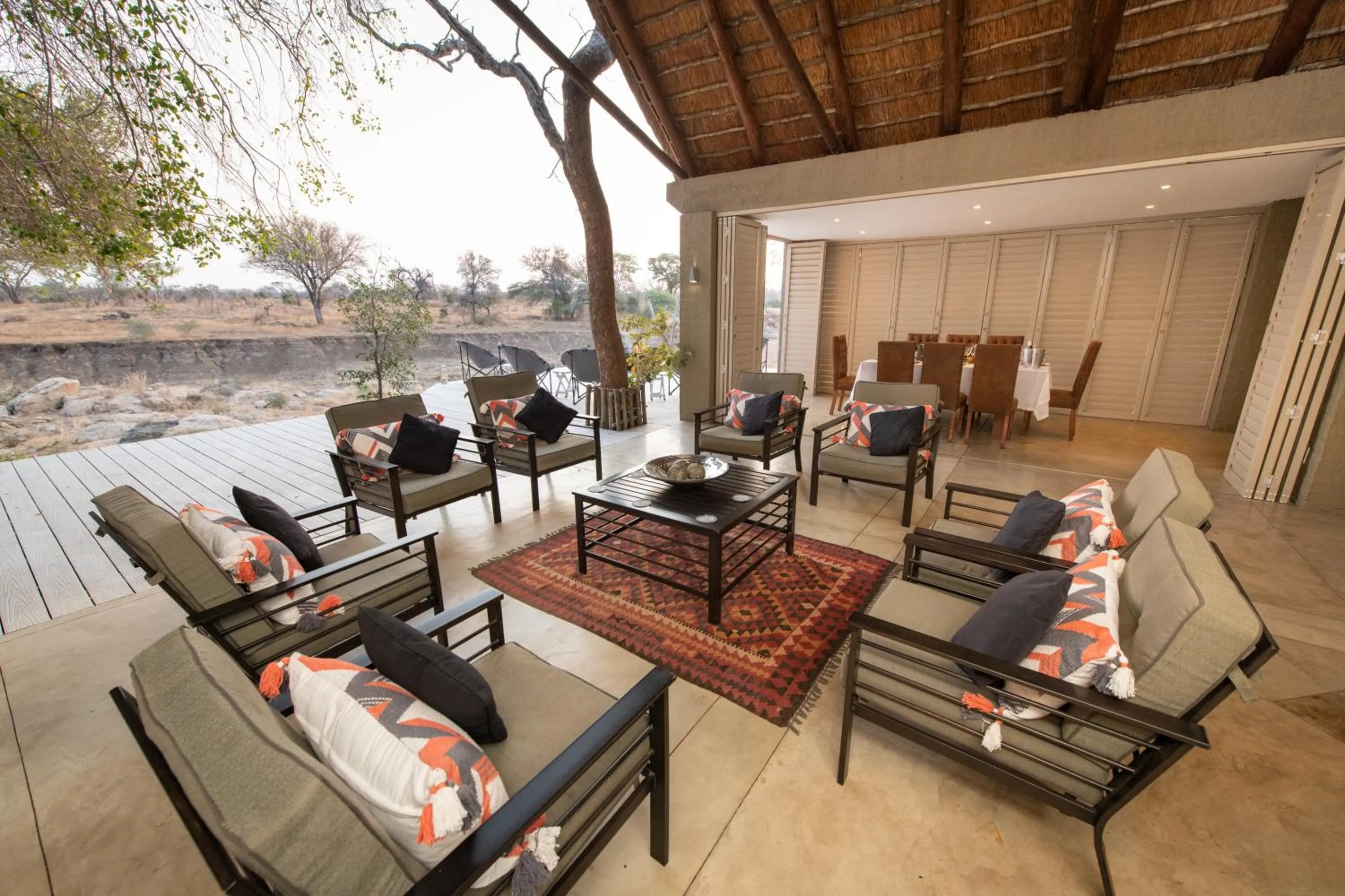 Patio in Nyala Safari Lodge