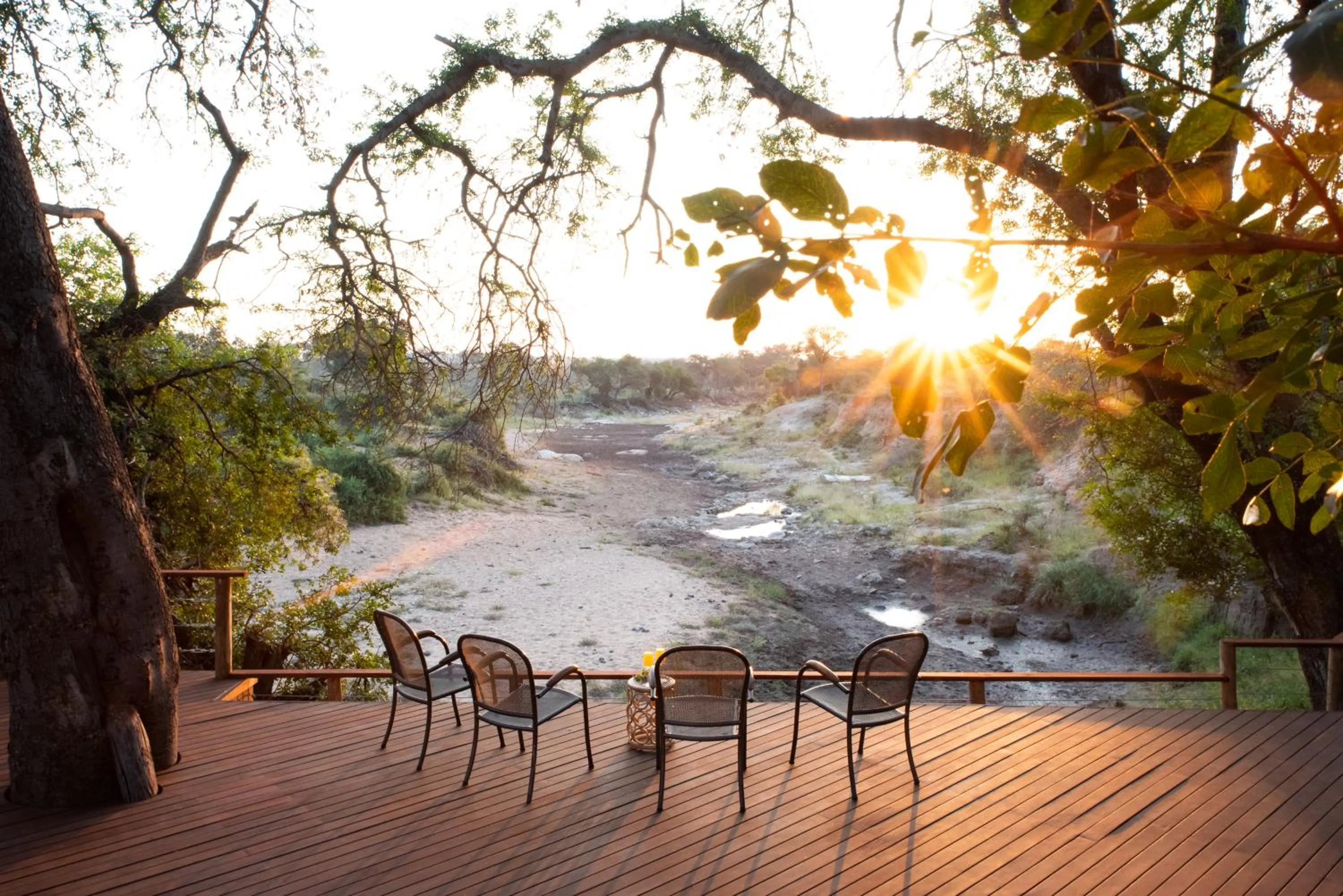 Patio in Nyala Safari Lodge