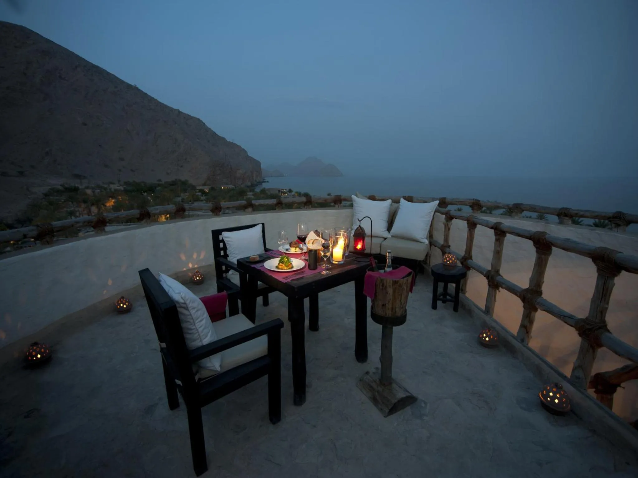 Night in Six Senses Zighy Bay