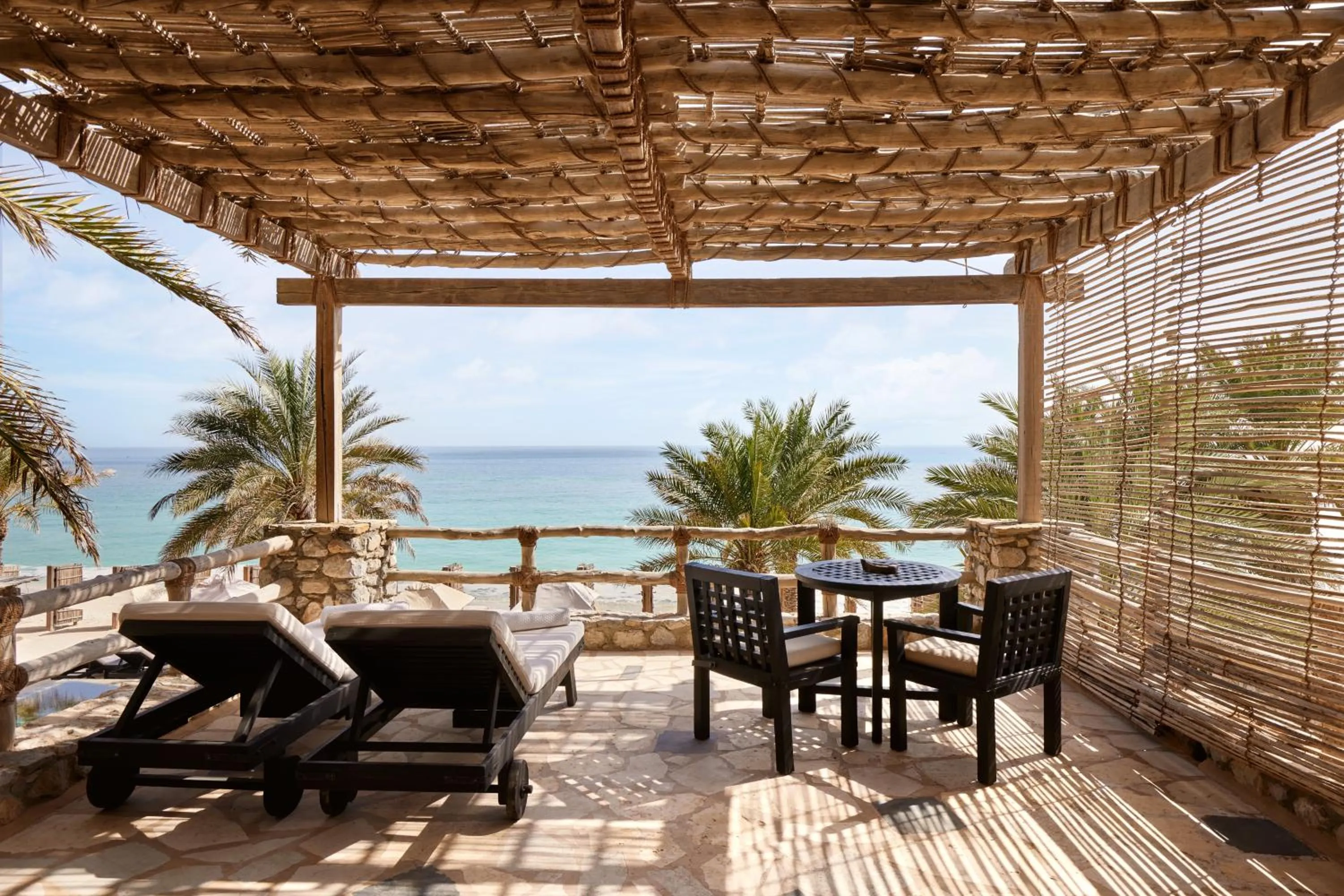 Balcony/Terrace in Six Senses Zighy Bay