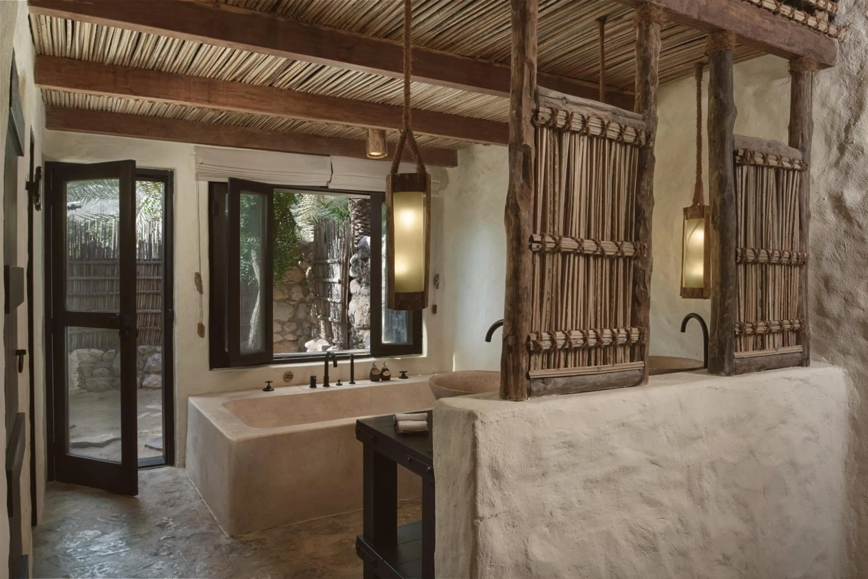 Bathroom in Six Senses Zighy Bay