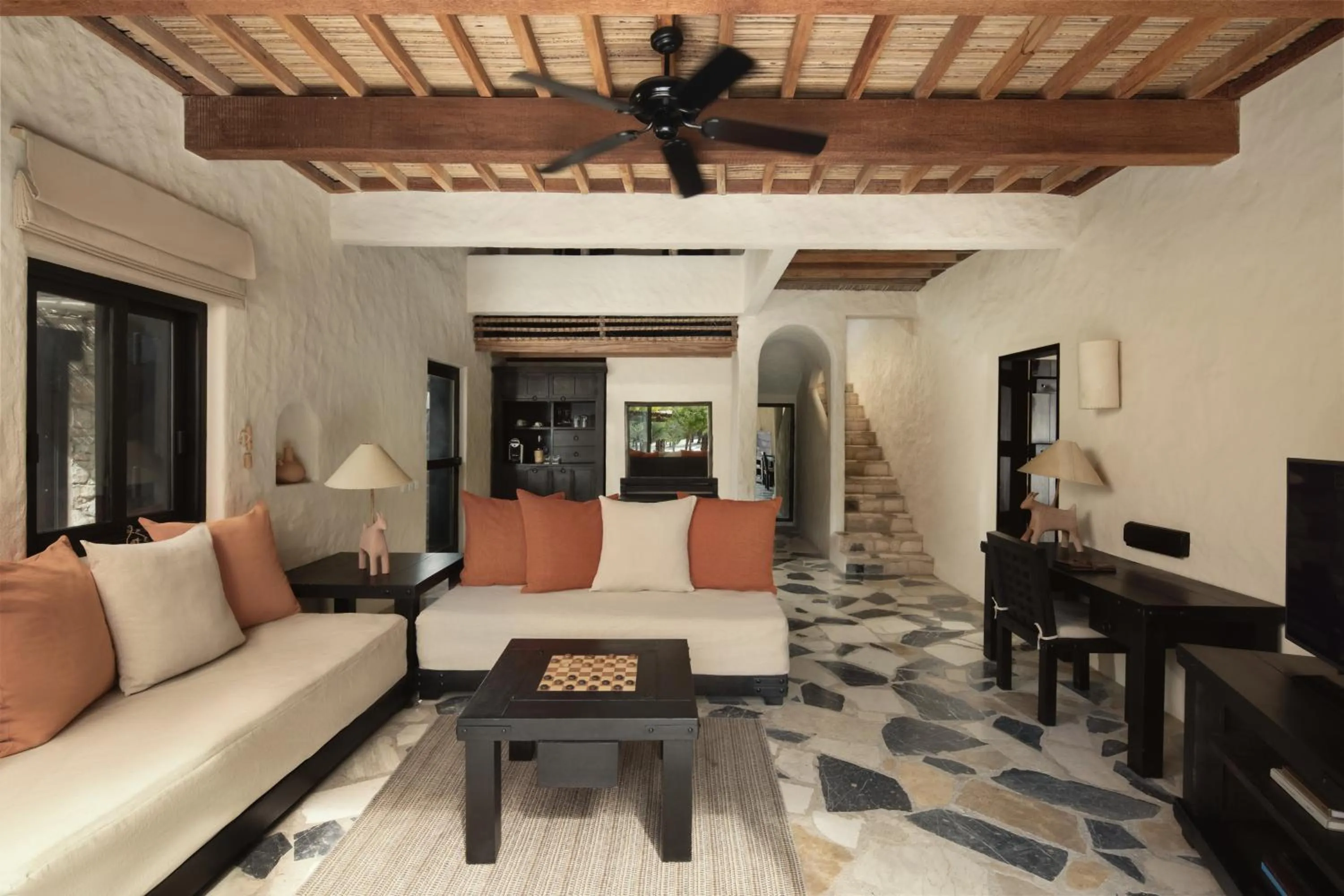 Living room in Six Senses Zighy Bay