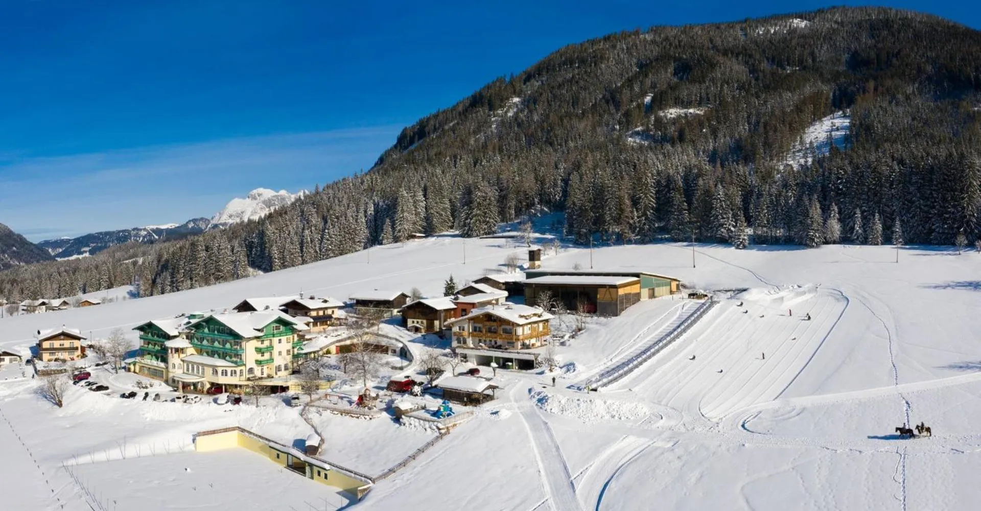 Bird's eye view in Wohlfühlresort und Feriengut Martinerhof