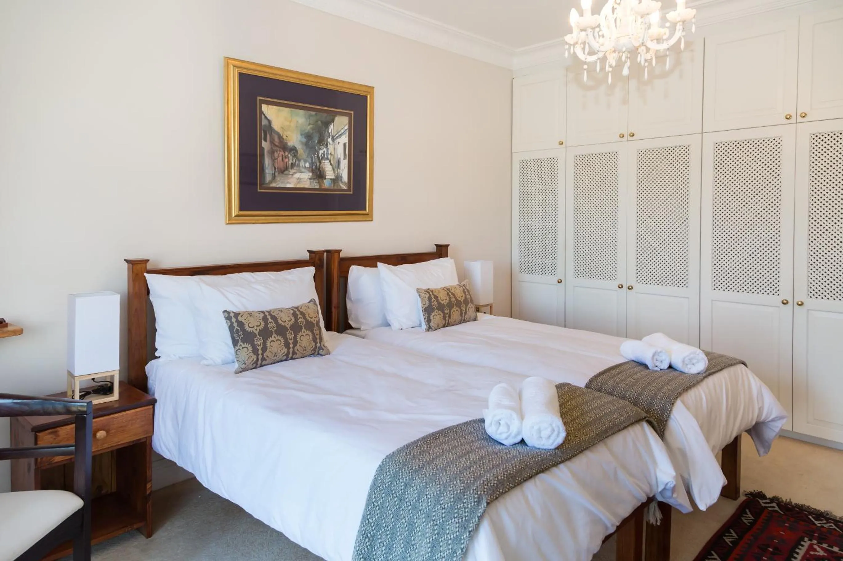 Decorative detail, Bed in Moncrieff Manor