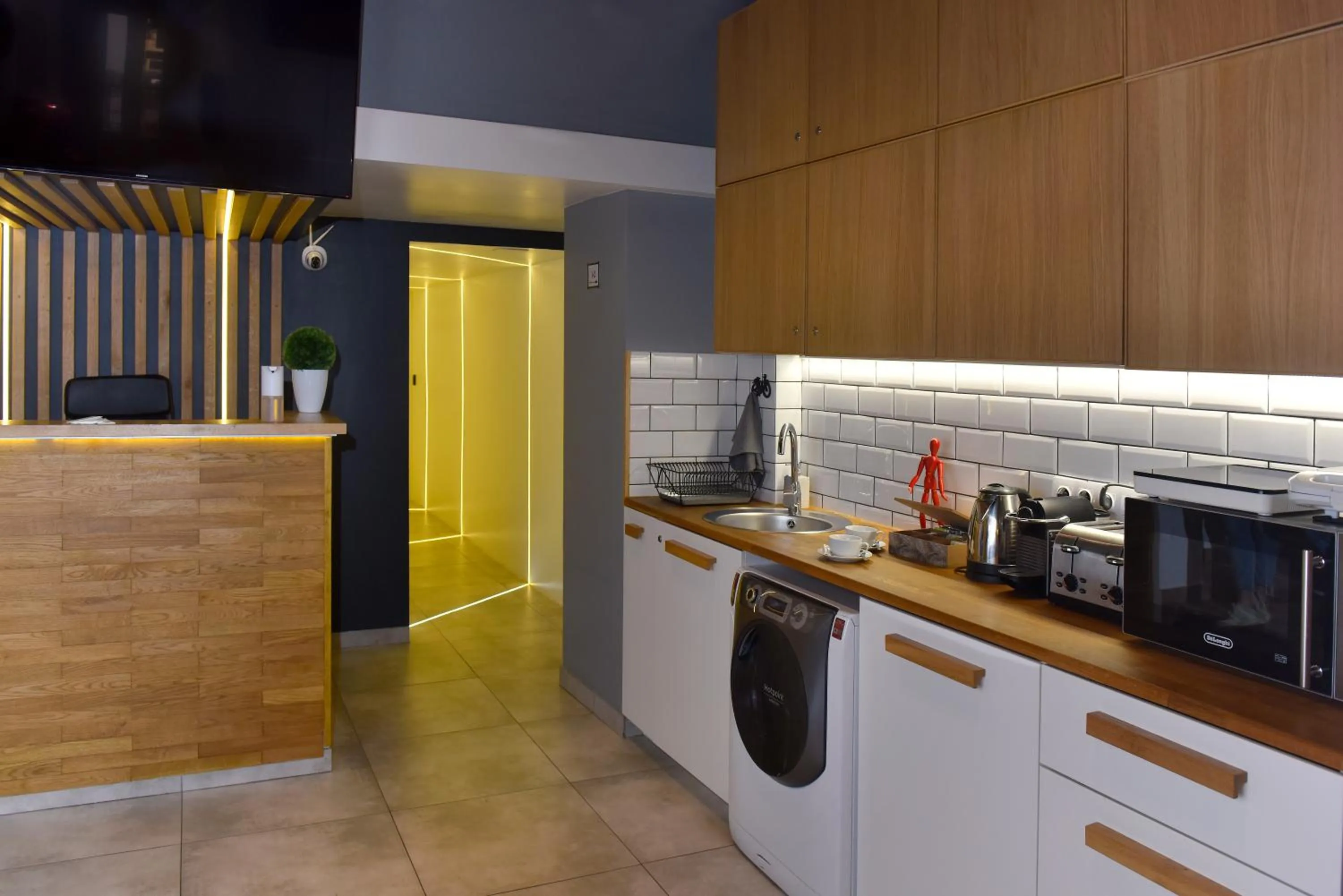 Communal kitchen in Walk Inn Váci 78