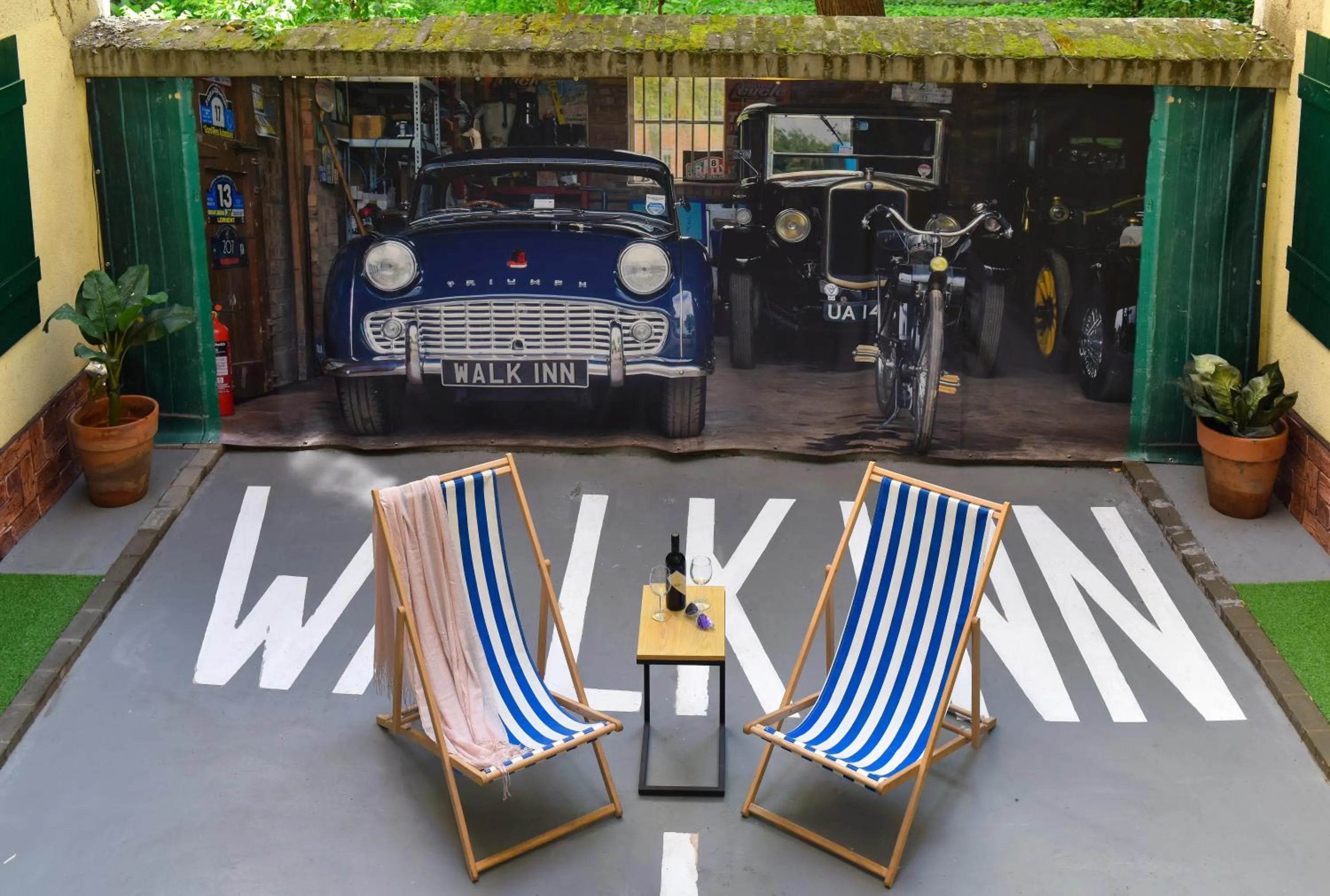 Inner courtyard view in Walk Inn Váci 78