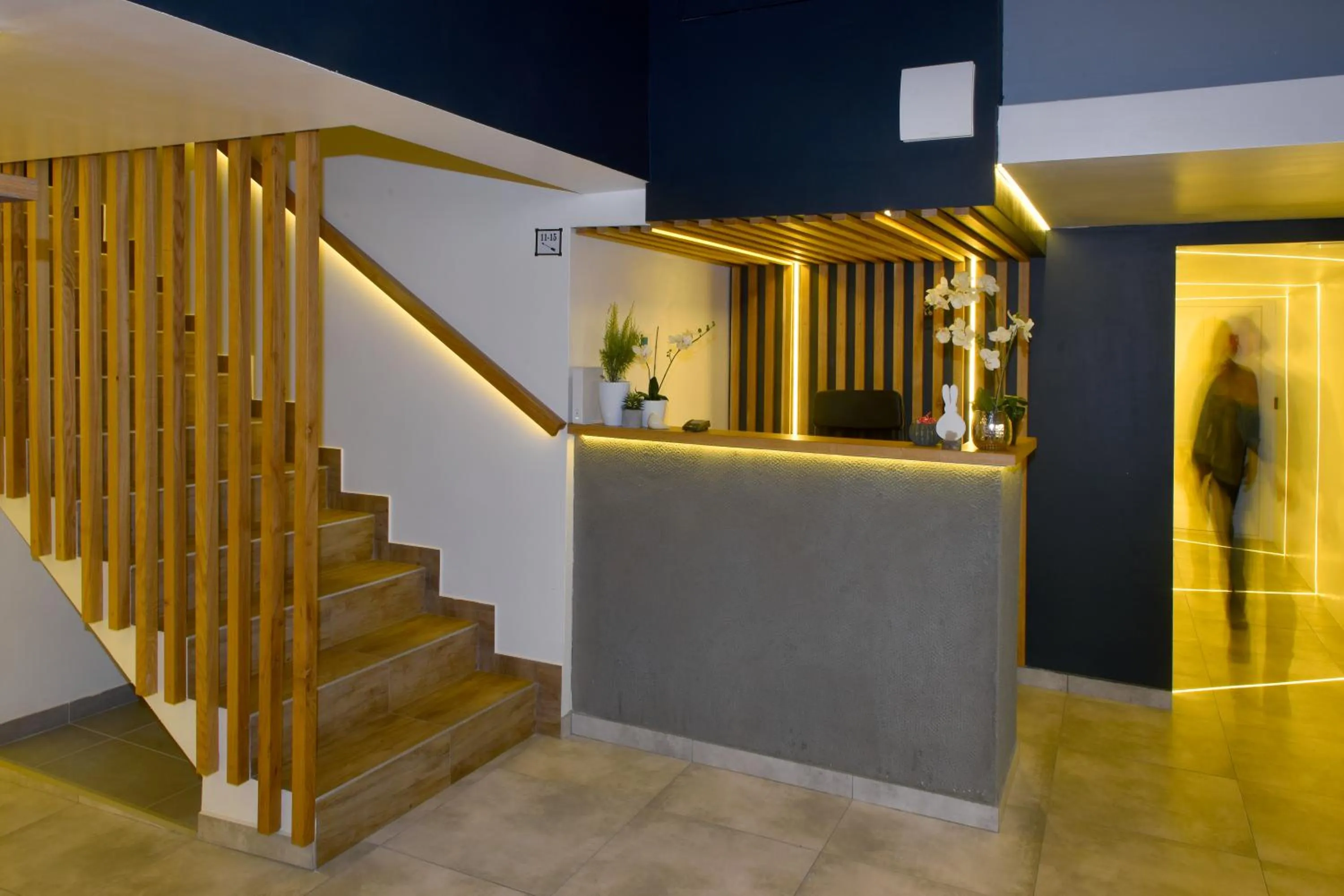 Lobby or reception in Walk Inn Váci 78