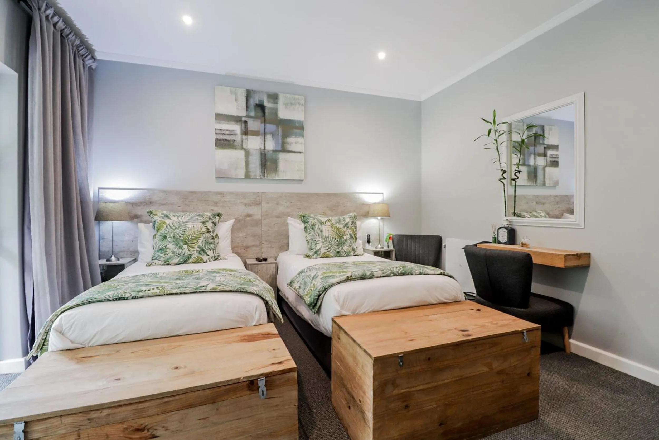 Bed in The Greens Guest House