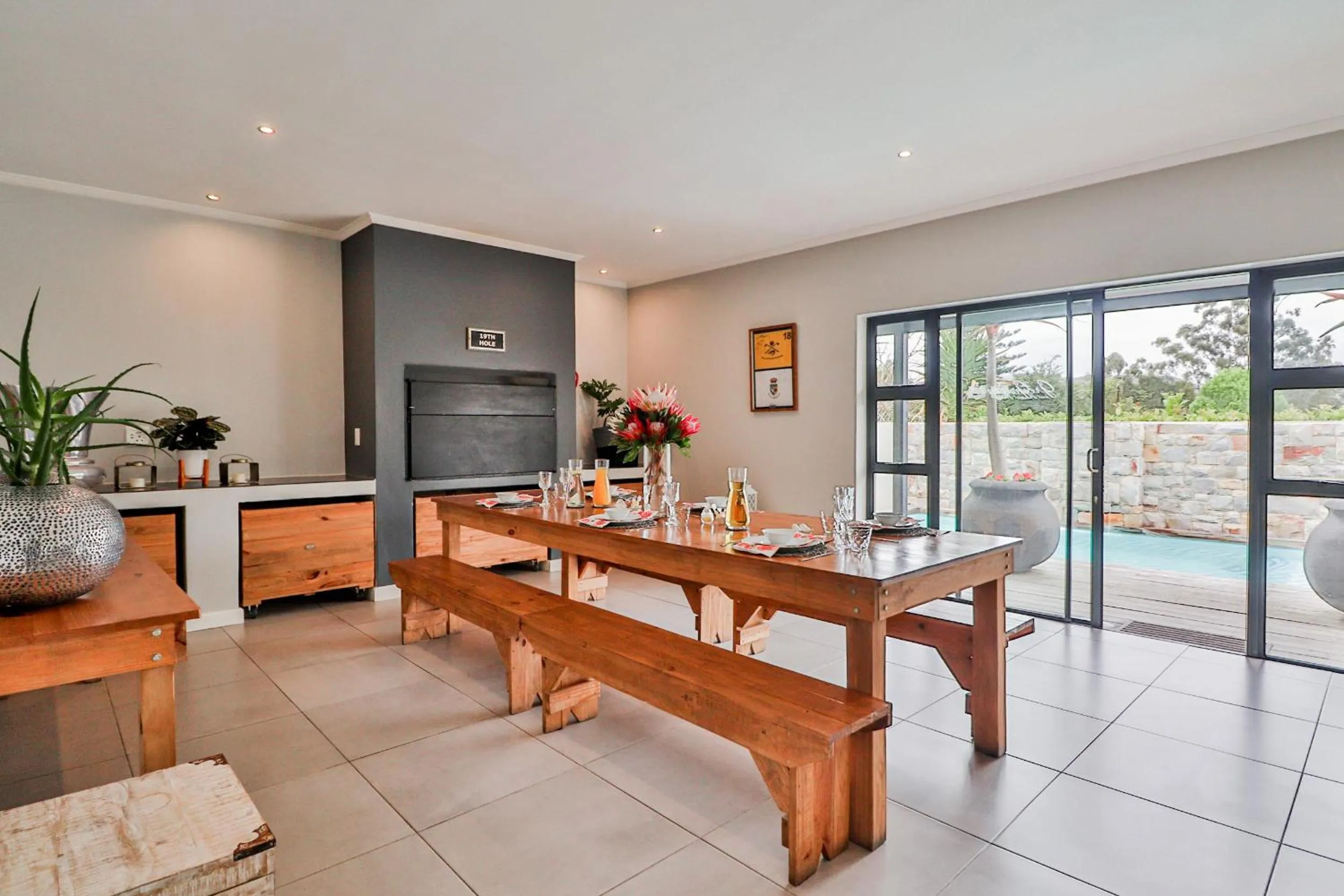Seating area in The Greens Guest House