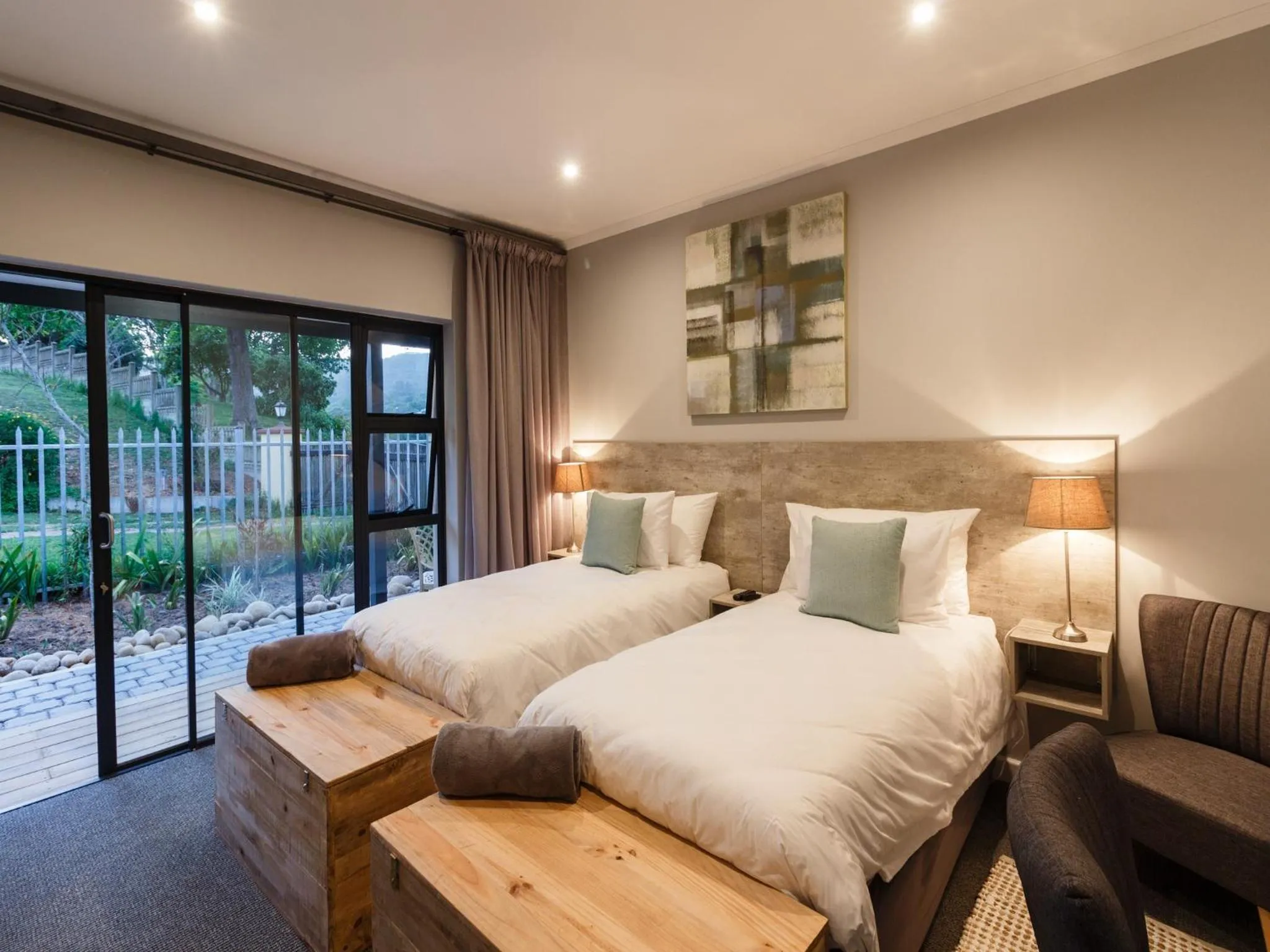 Photo of the whole room, Bed in The Greens Guest House