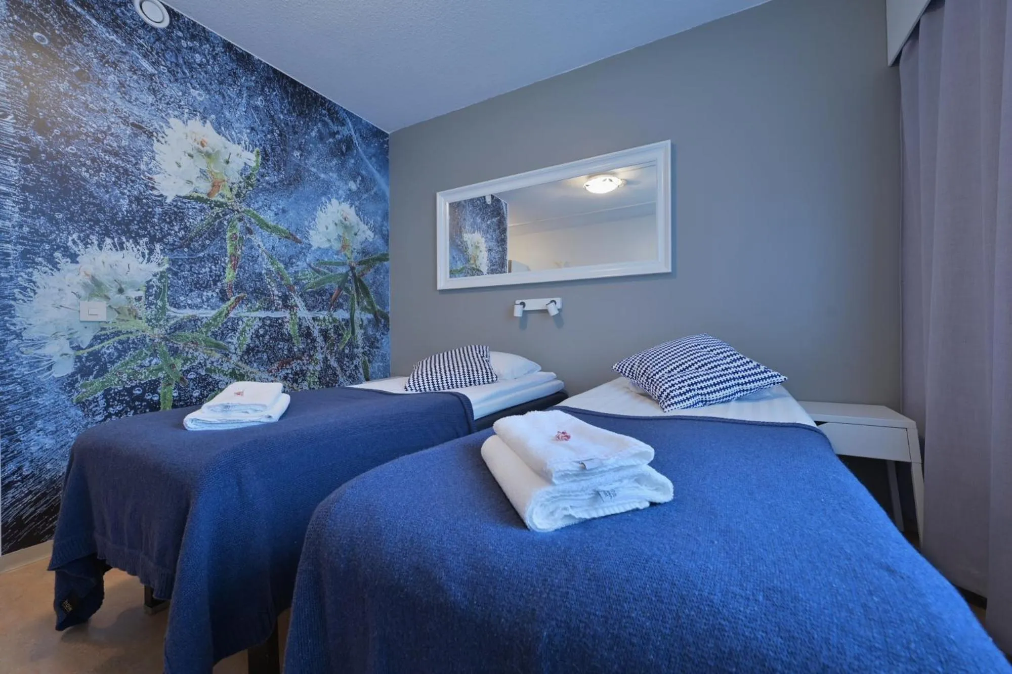 Bed in Hotel Kittilä