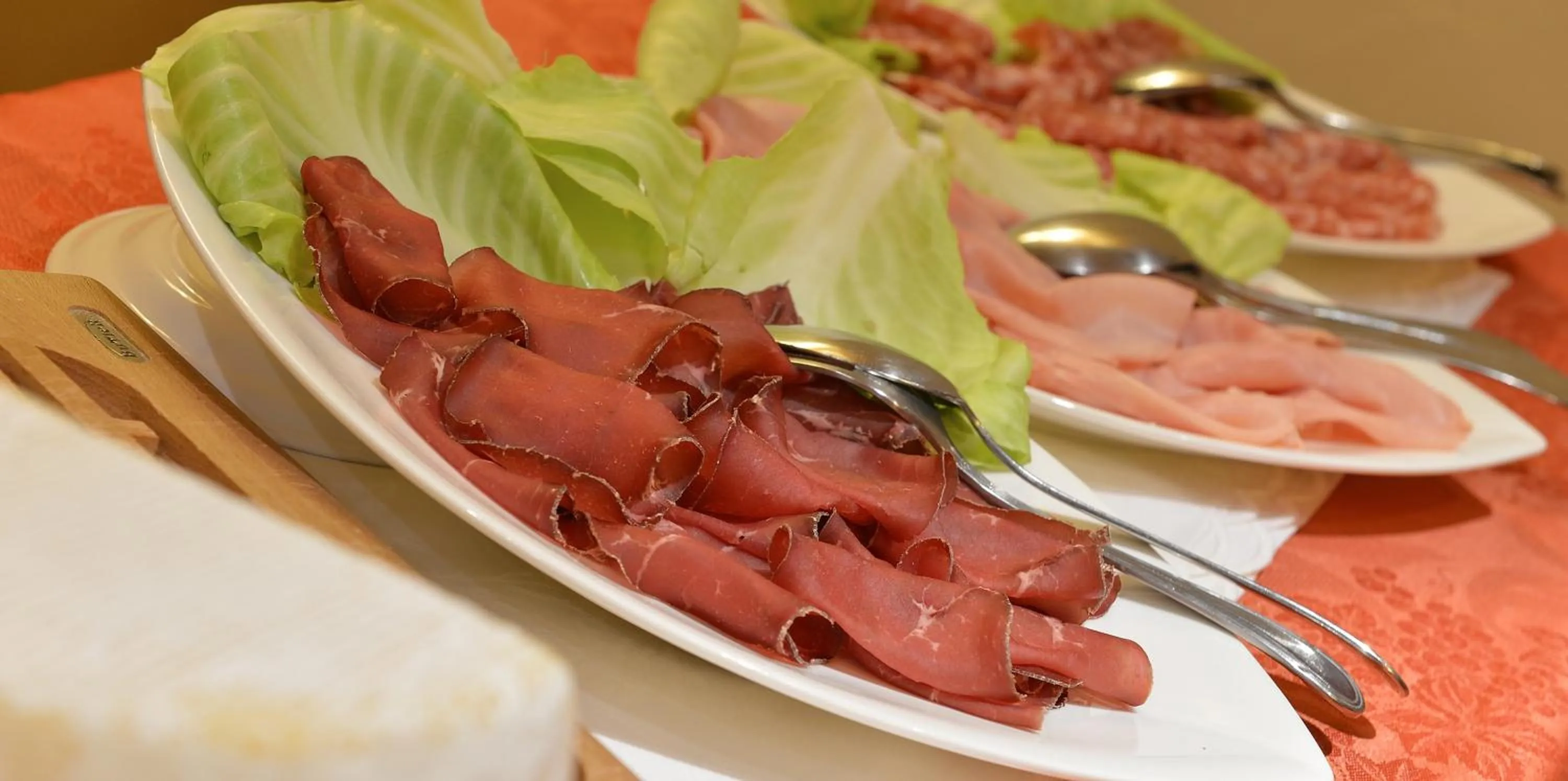 Italian breakfast in Hotel Cervo