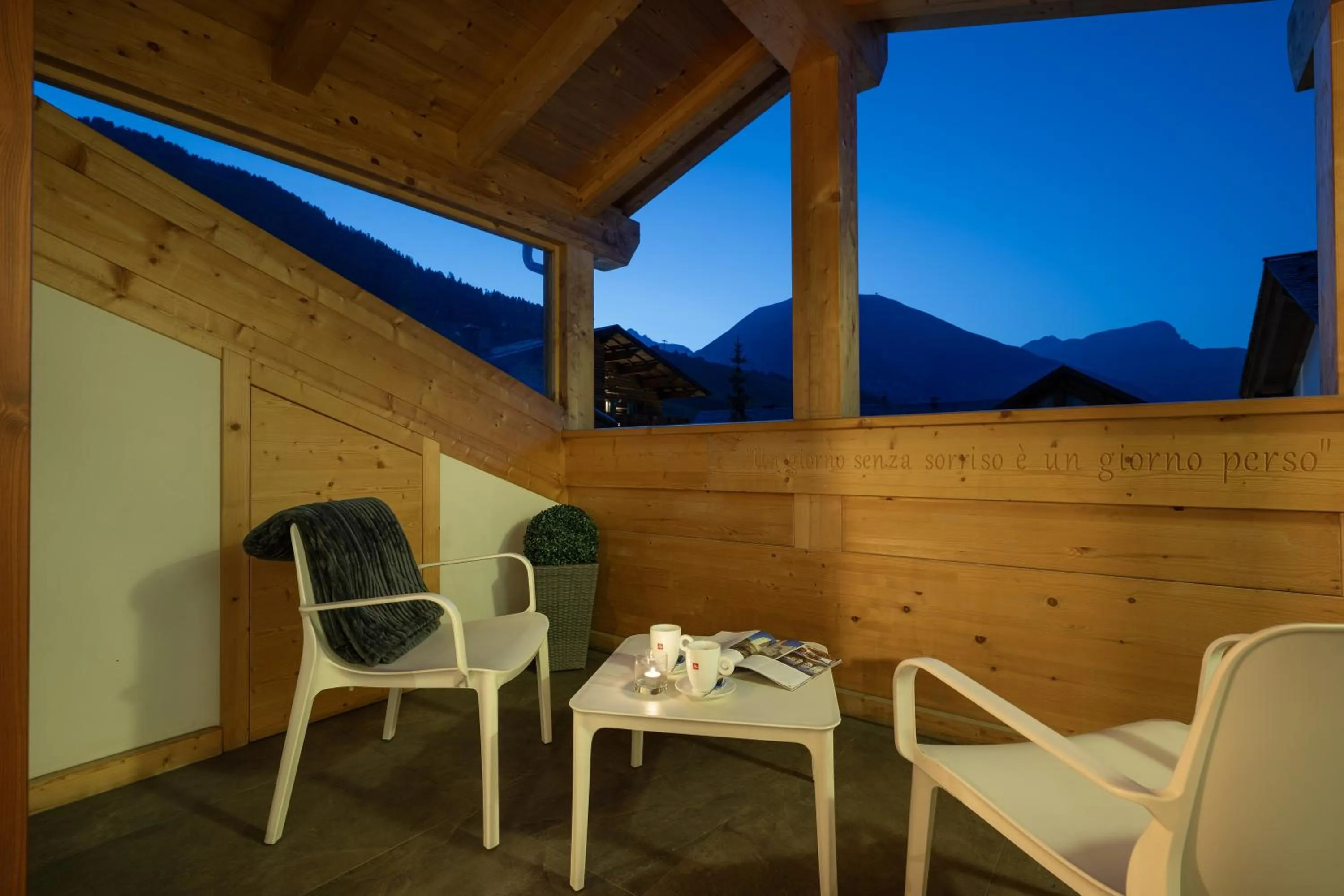 Mountain view in Hotel Cervo