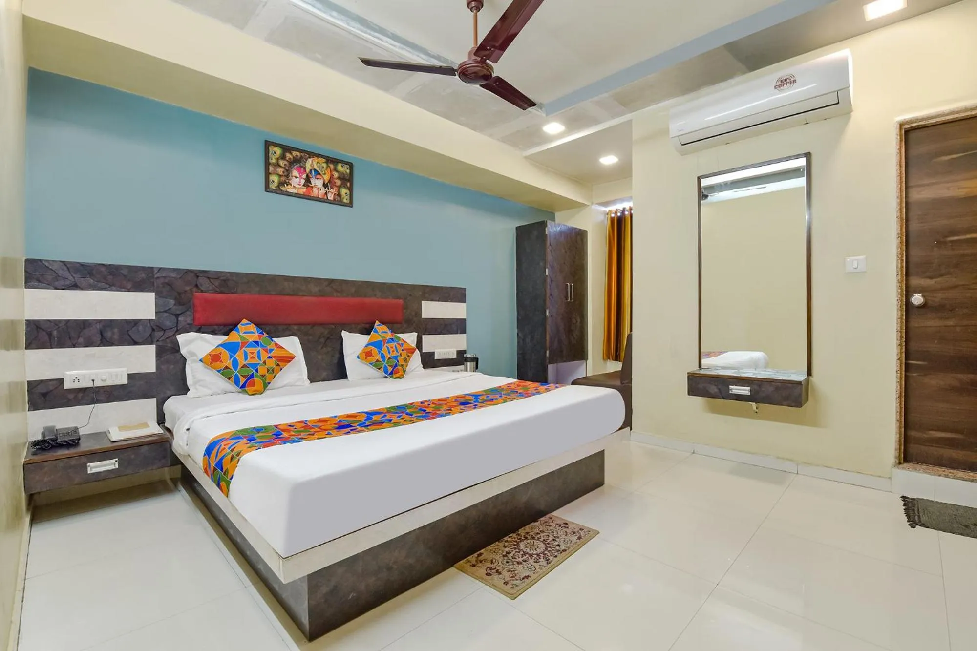 Bed in FabHotel Apollo - Nr Odhav Ring Road