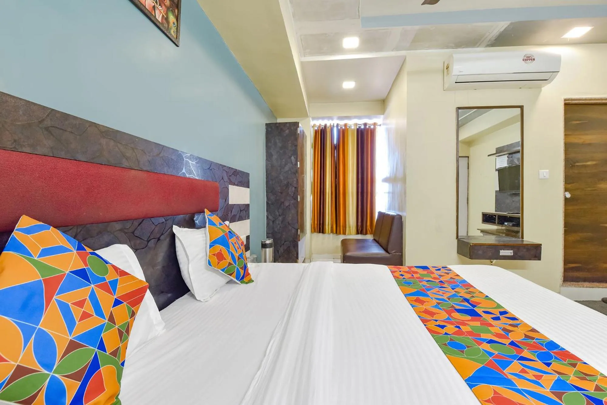 Bed in FabHotel Apollo - Nr Odhav Ring Road