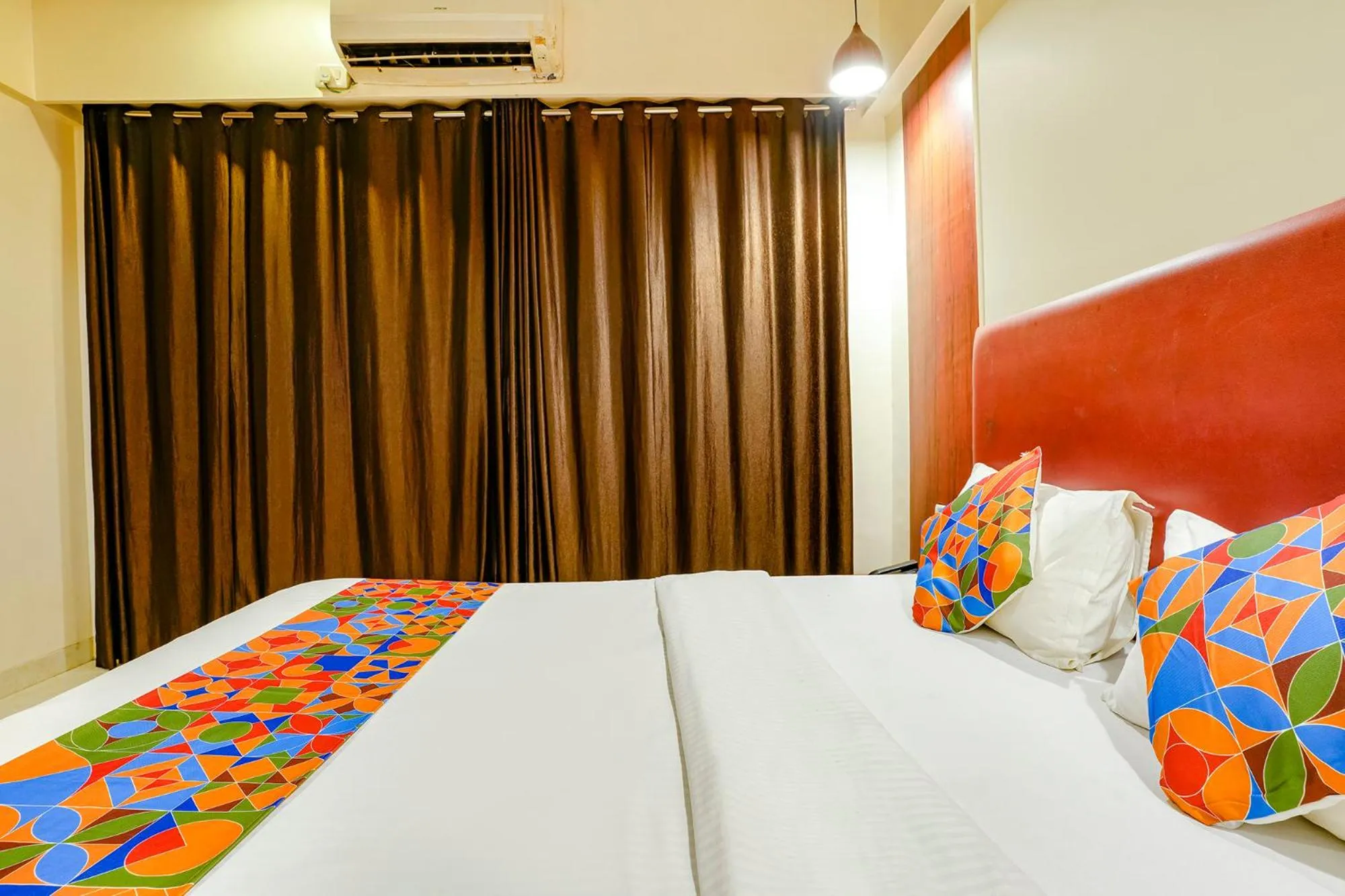 Bed in Via D69 Residency