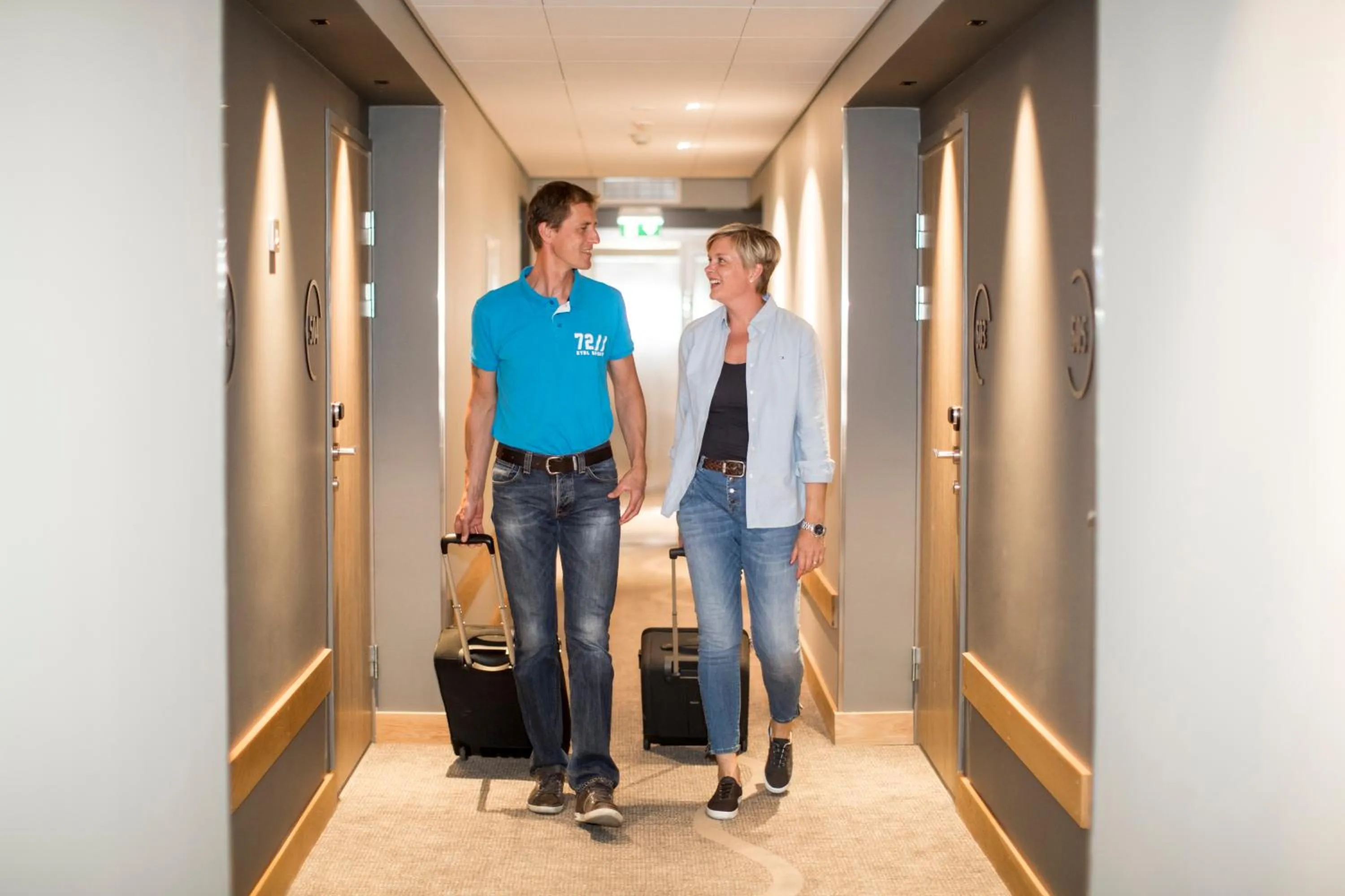 People in Park Alandia Hotel