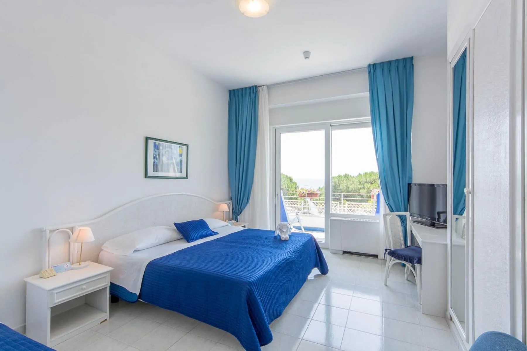 Bed in Hotel Panorama