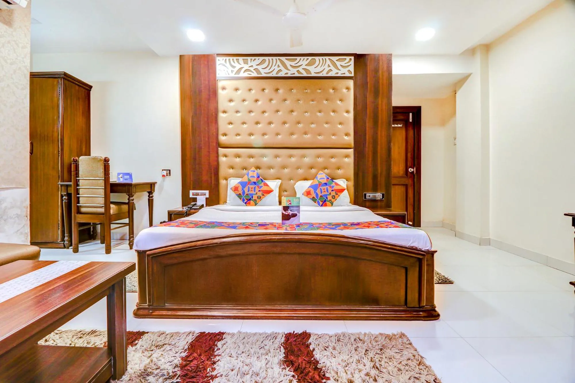 Bedroom, Bed in FabHotel Anandam