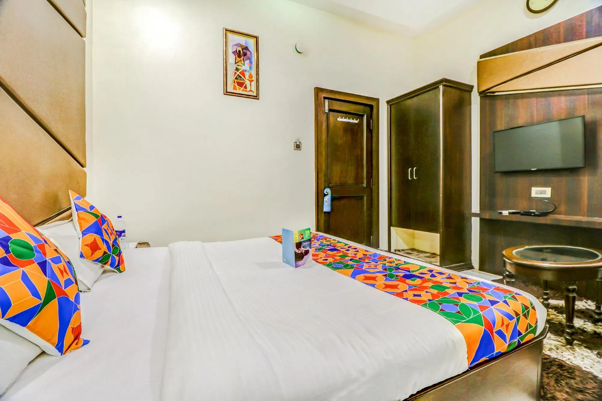 Bedroom, Bed in FabHotel Anandam