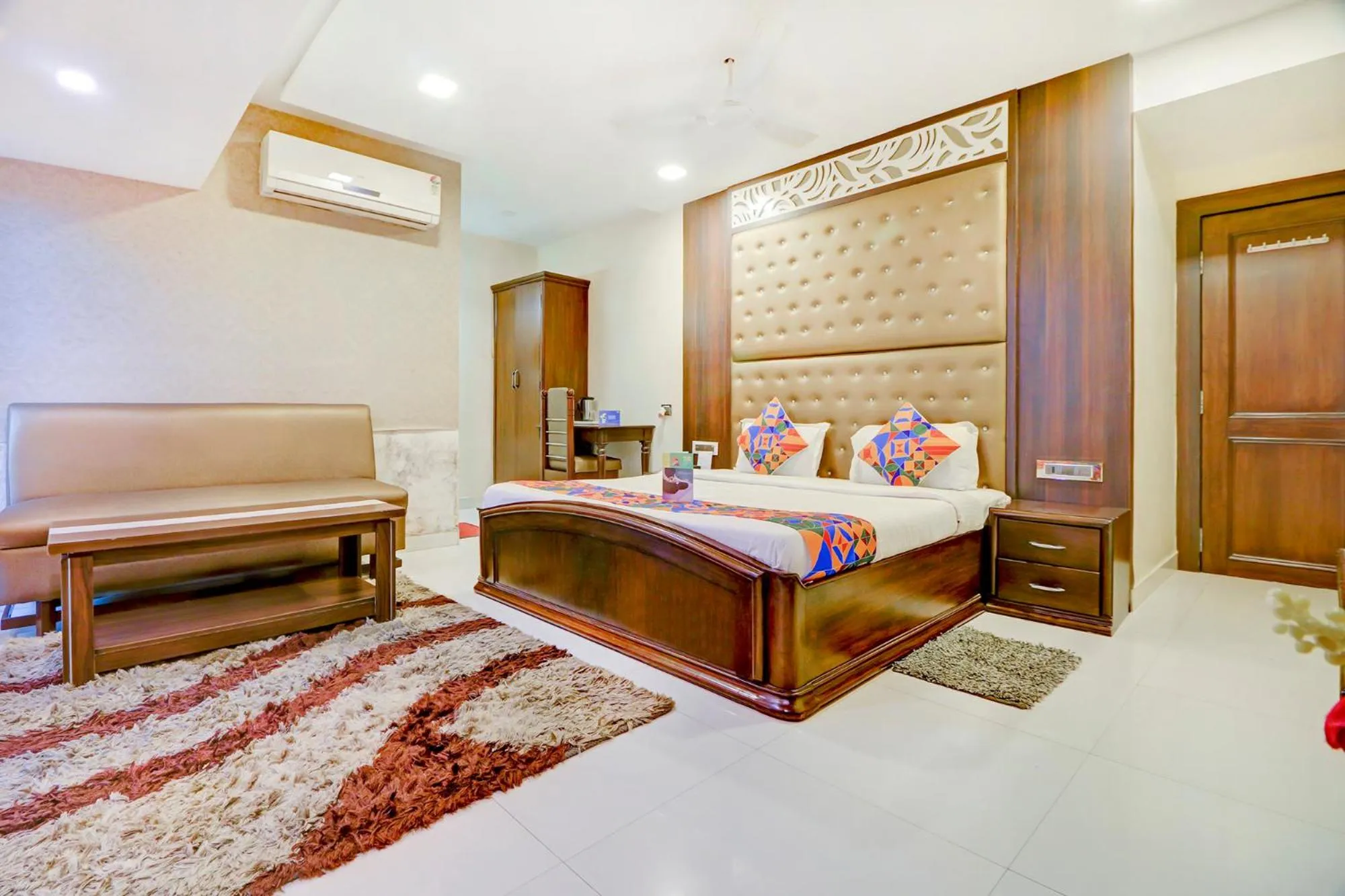 Bedroom, Bed in FabHotel Anandam