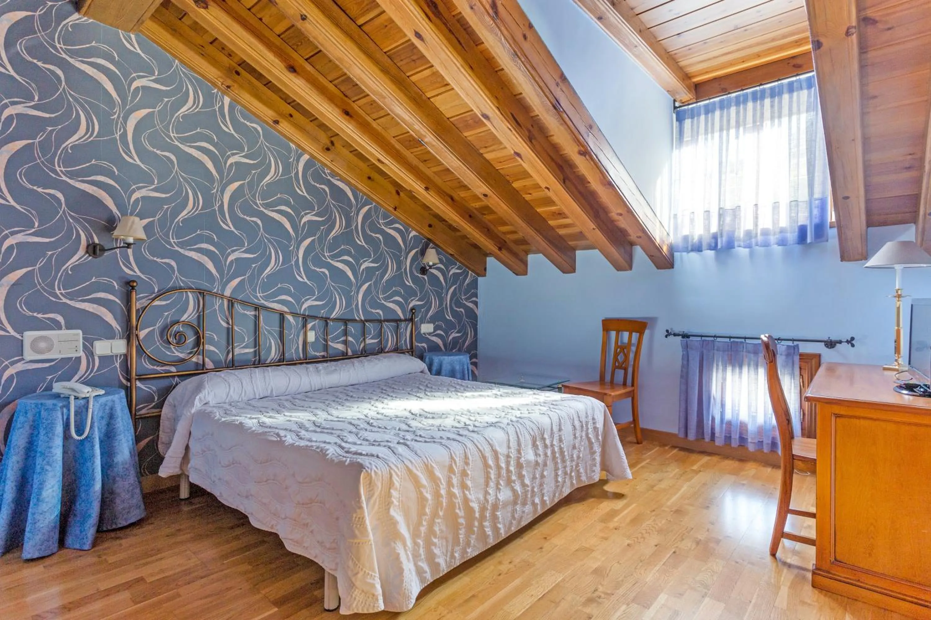 Bed in Hotel Puerta Sepúlveda