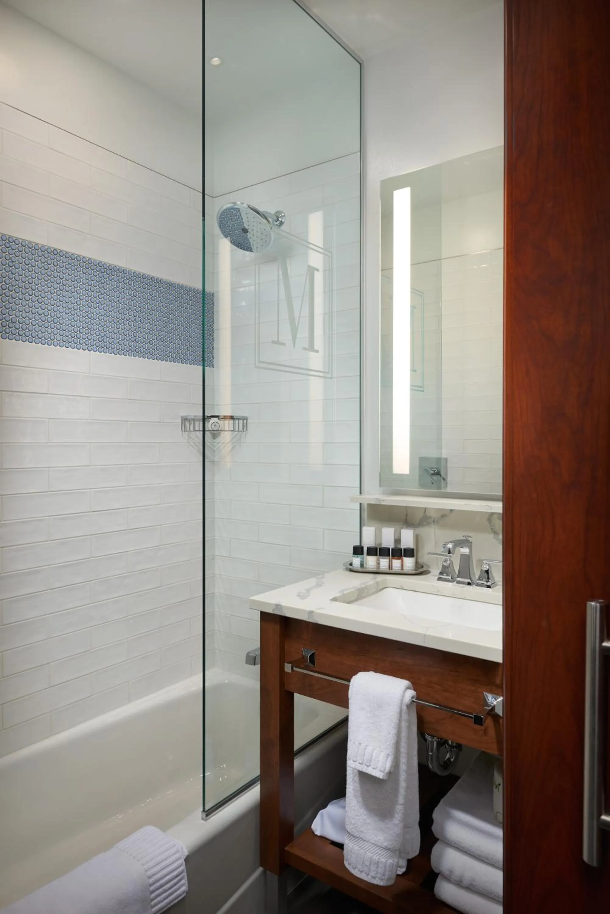 Bathroom in The Merrill Hotel & Conference Center, Muscatine, a Tribute Portfolio Hotel