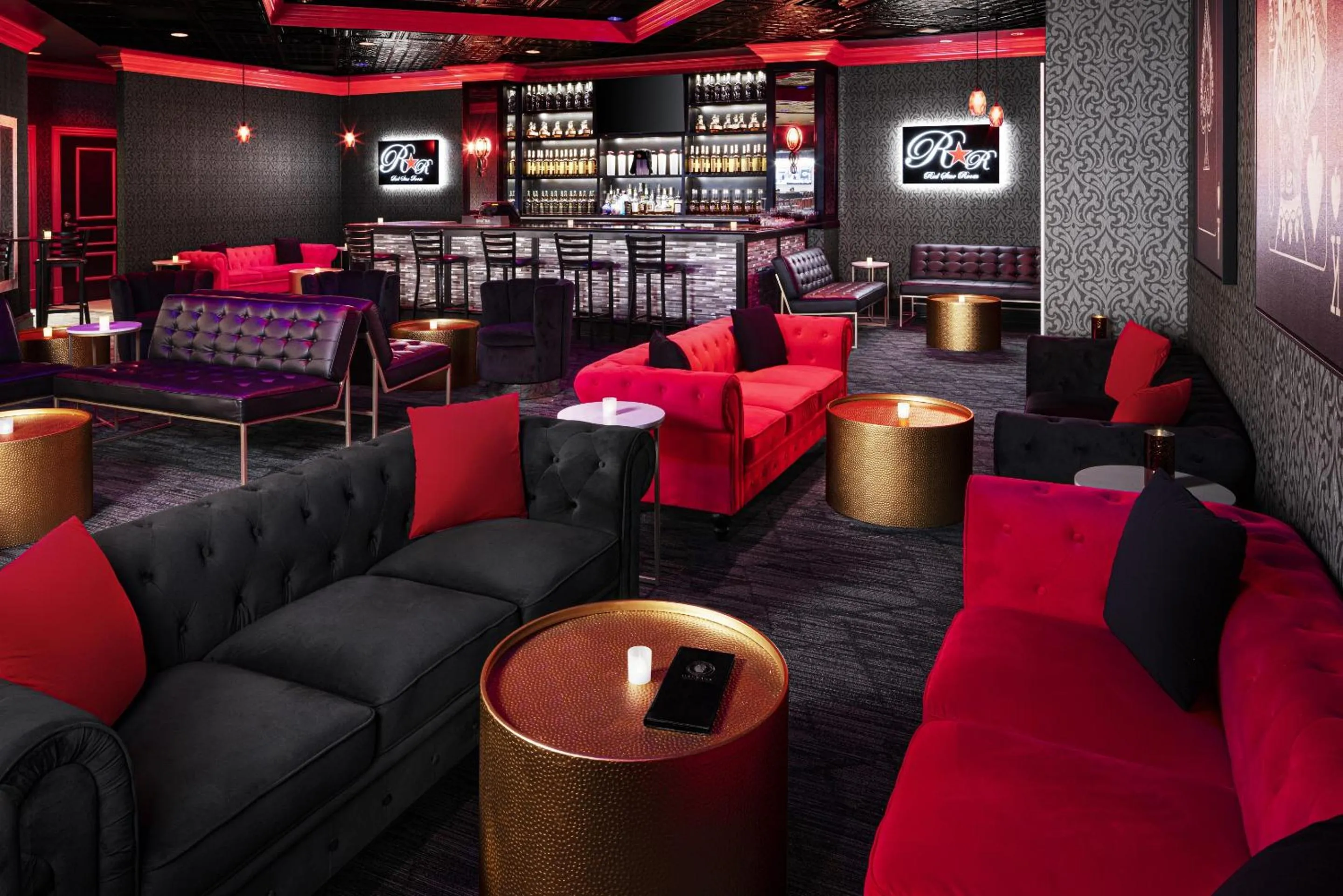Lounge or bar in Horseshoe Bossier City, A Caesars Destination
