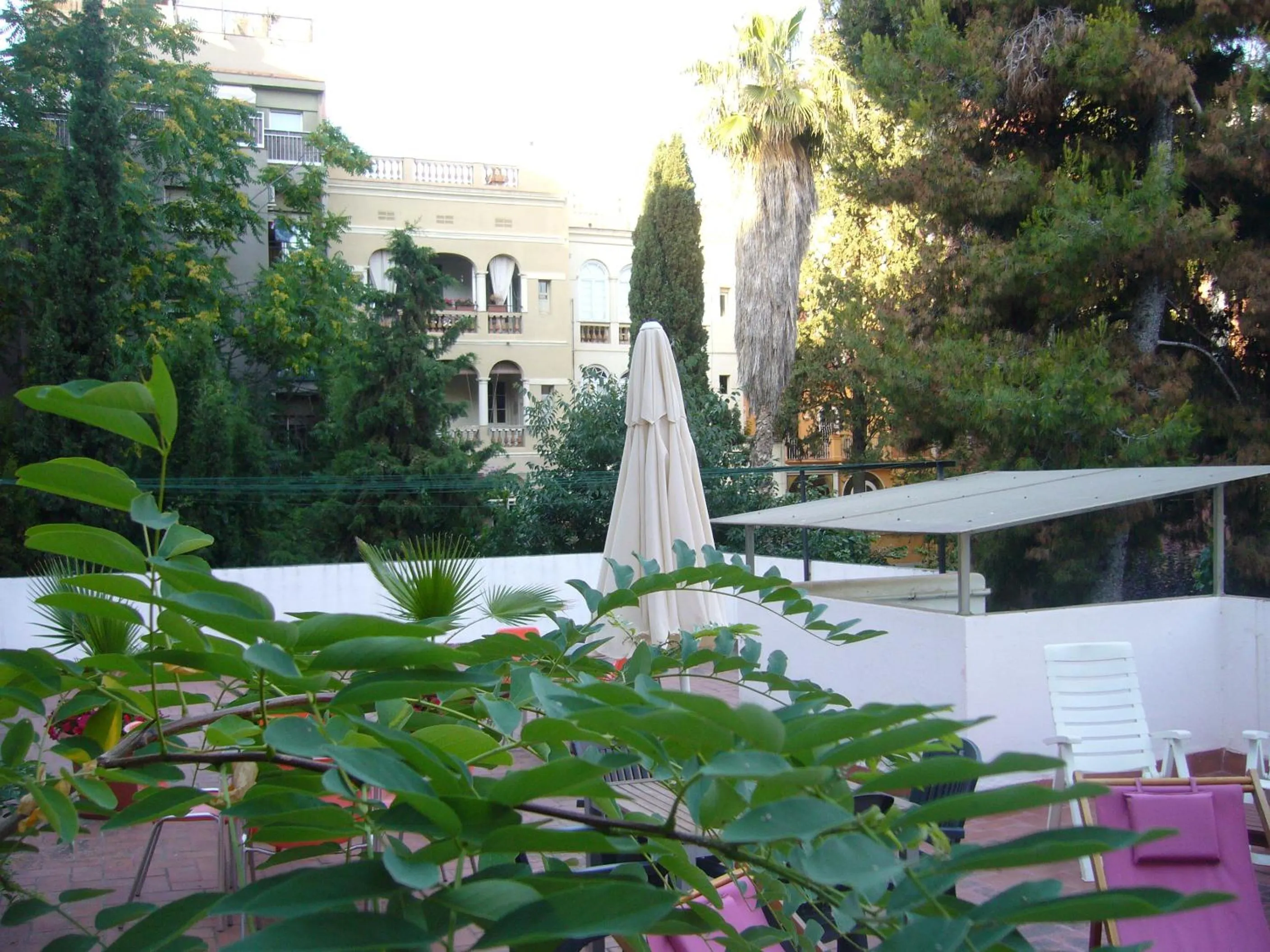 Balcony/Terrace in Studio Hostel