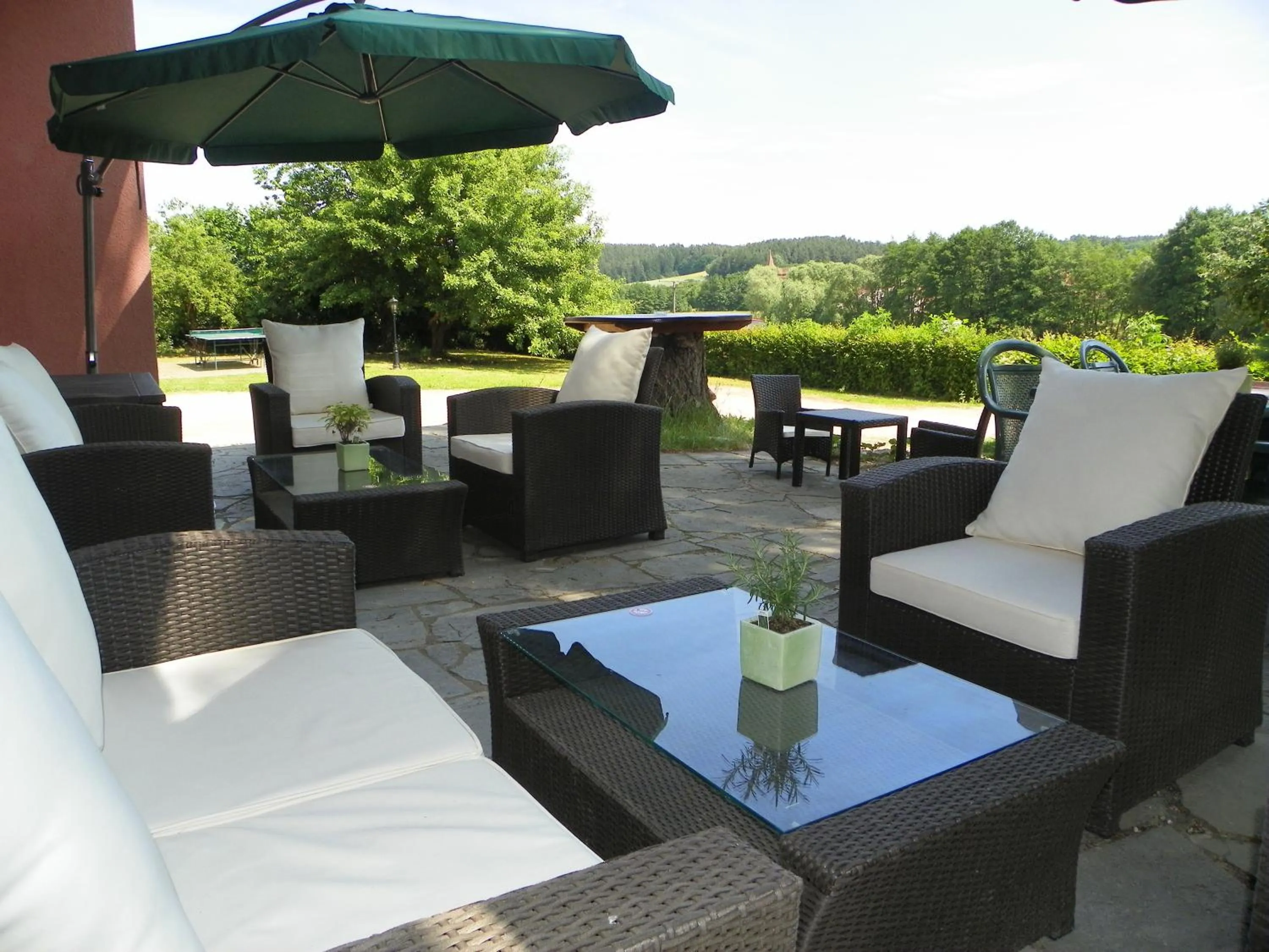 Patio in Landhotel Steigerwaldhaus