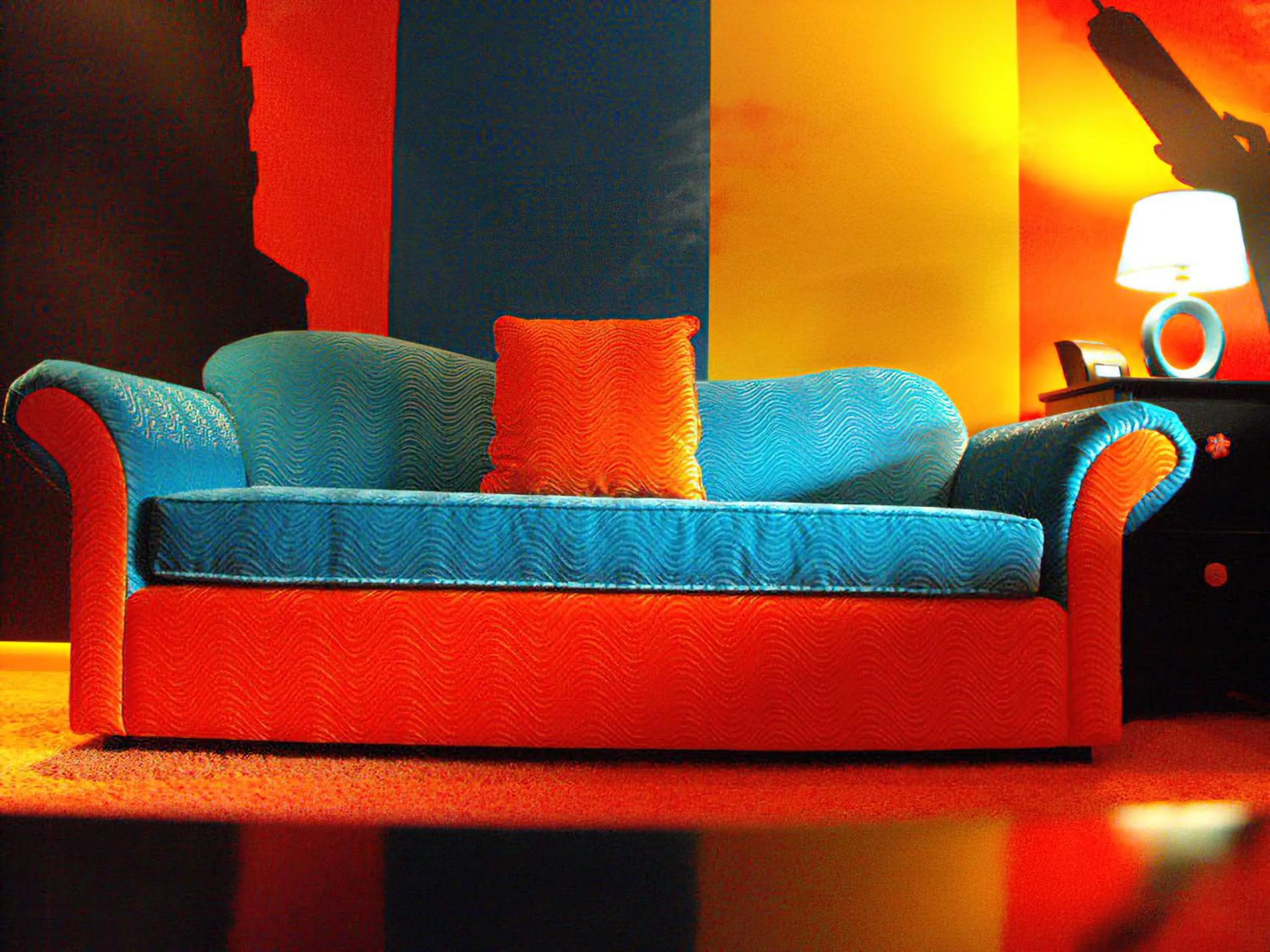 Living room in The Roxbury