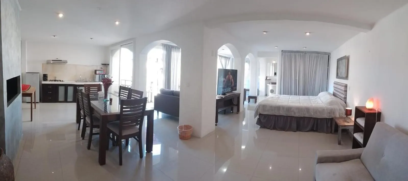 Bed in Magnolias Boutique Suites & SPA