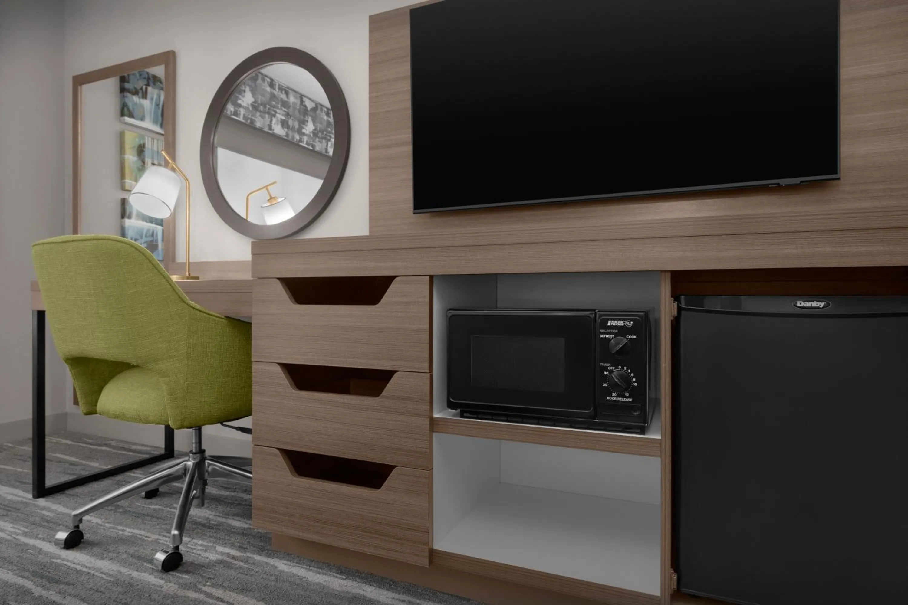 Bed in Hampton Inn Ithaca