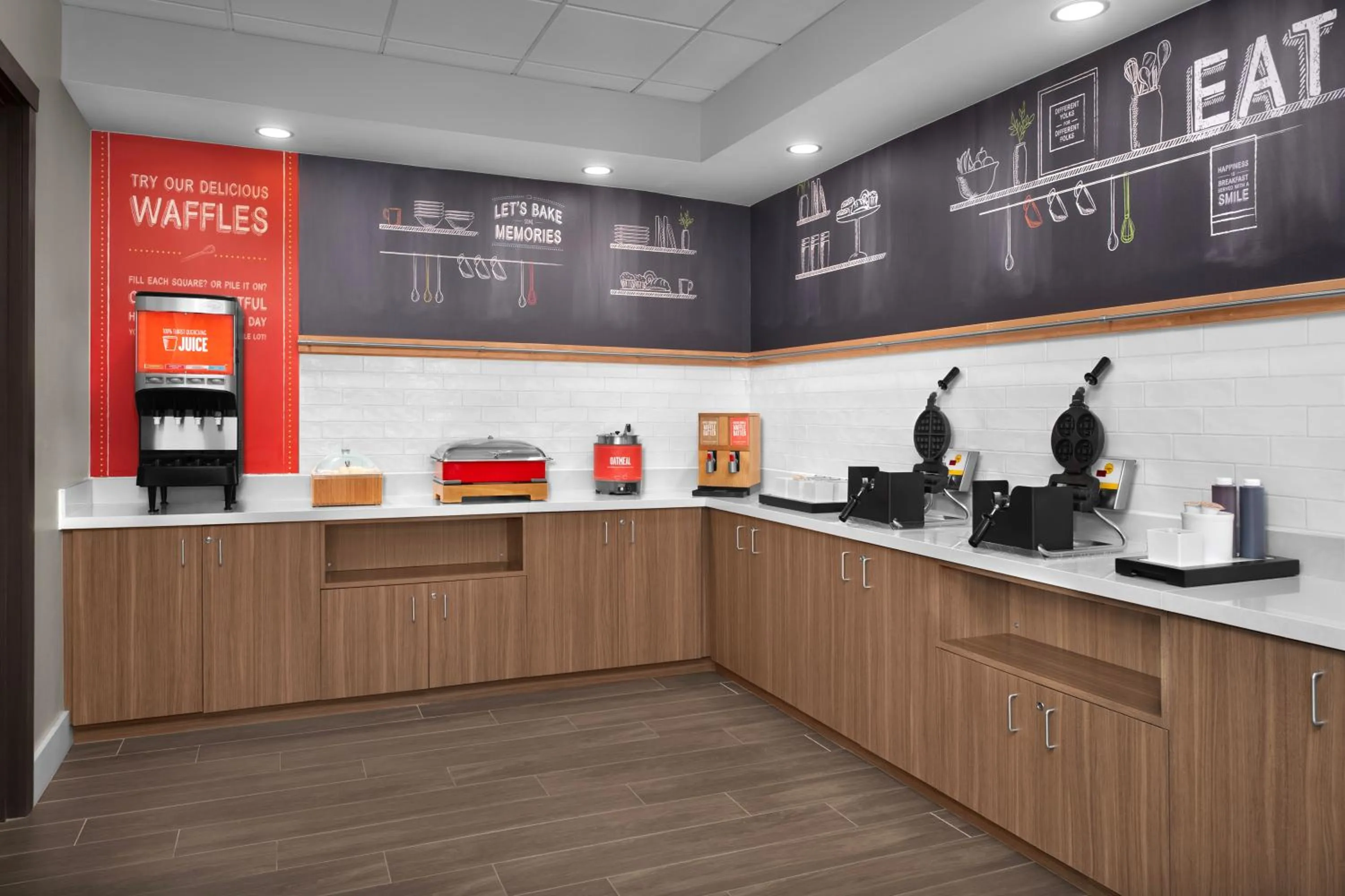 Breakfast in Hampton Inn Ithaca