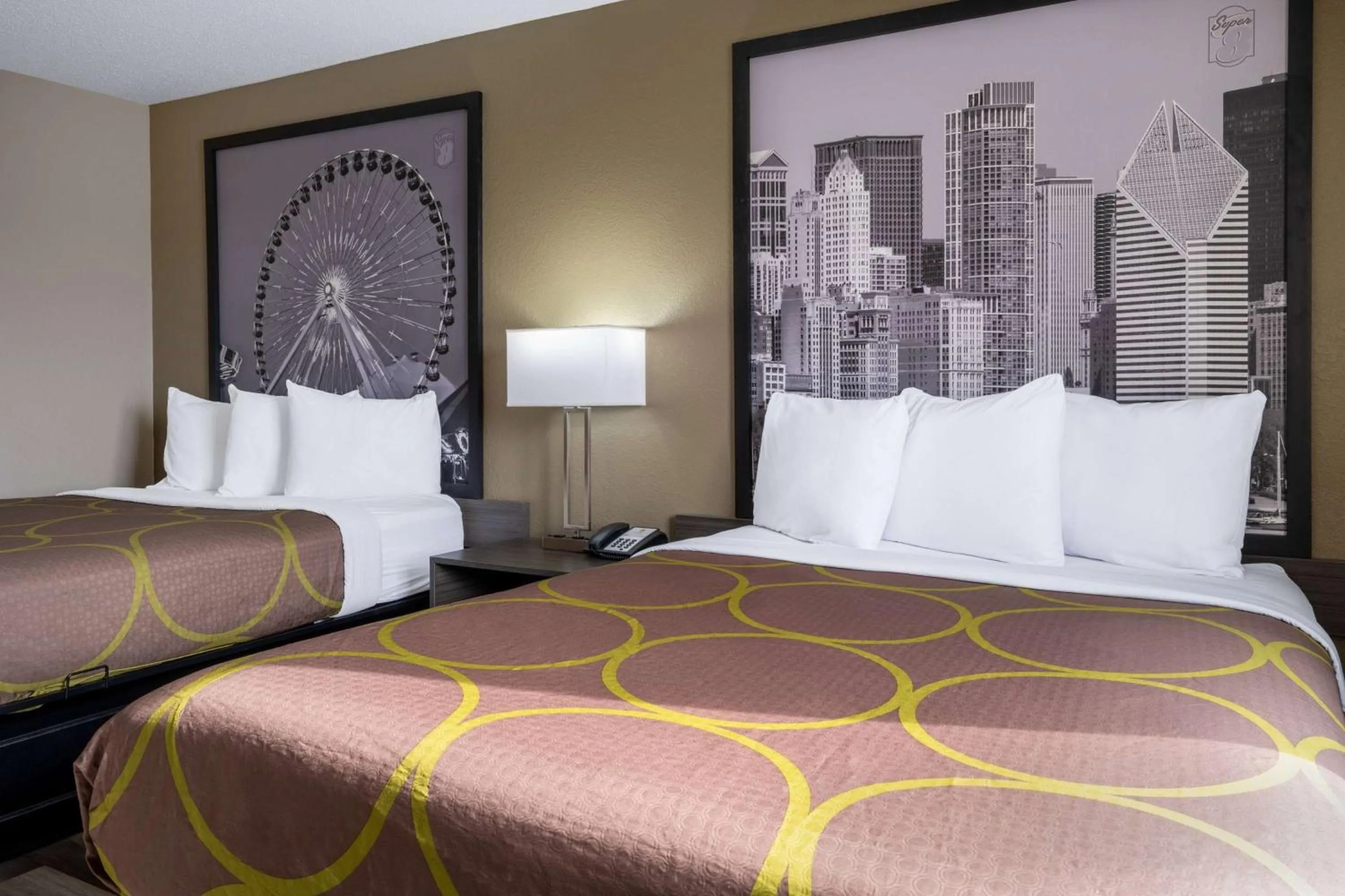 Photo of the whole room in Super 8 by Wyndham Merrillville