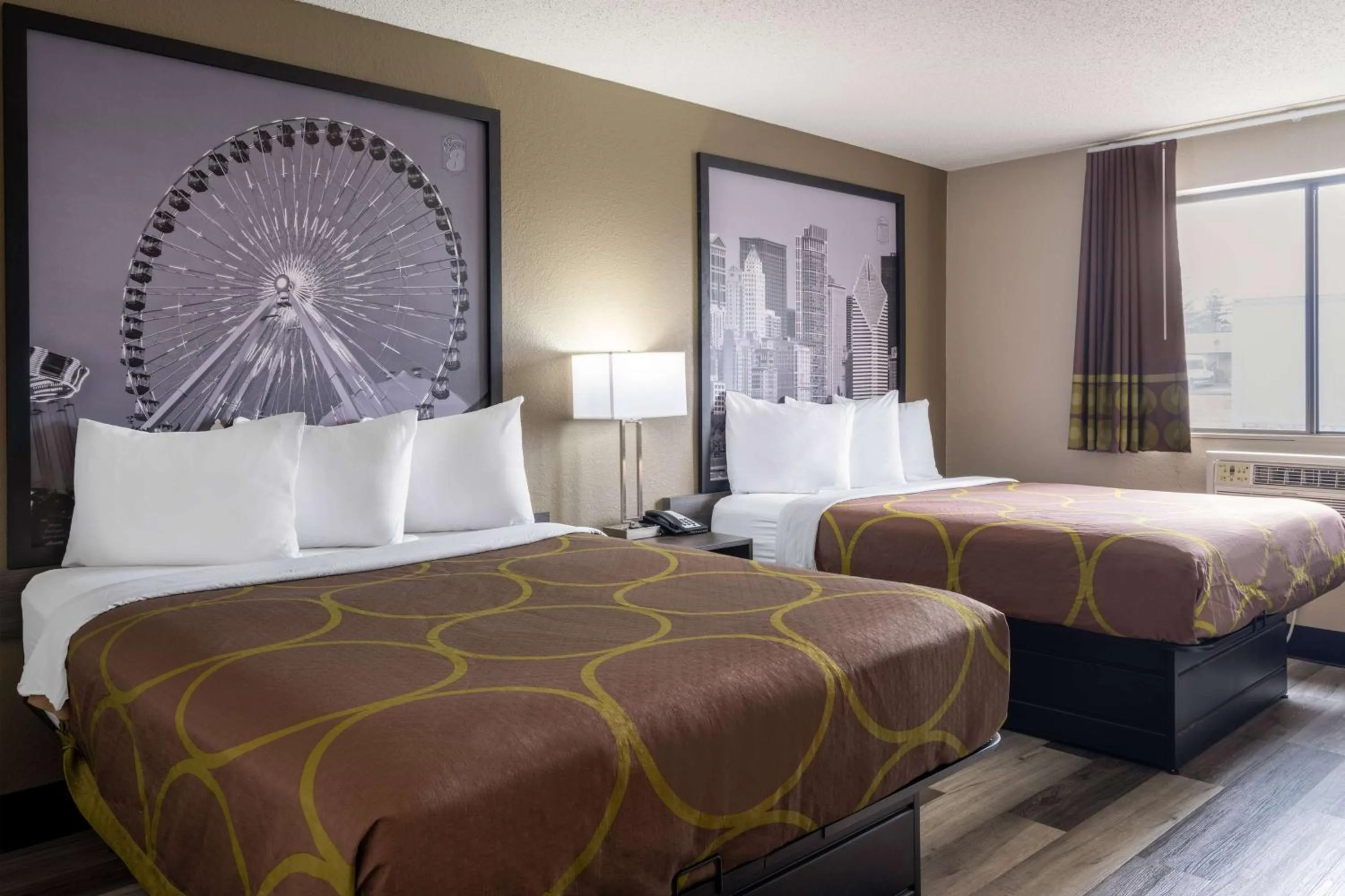 Photo of the whole room in Super 8 by Wyndham Merrillville