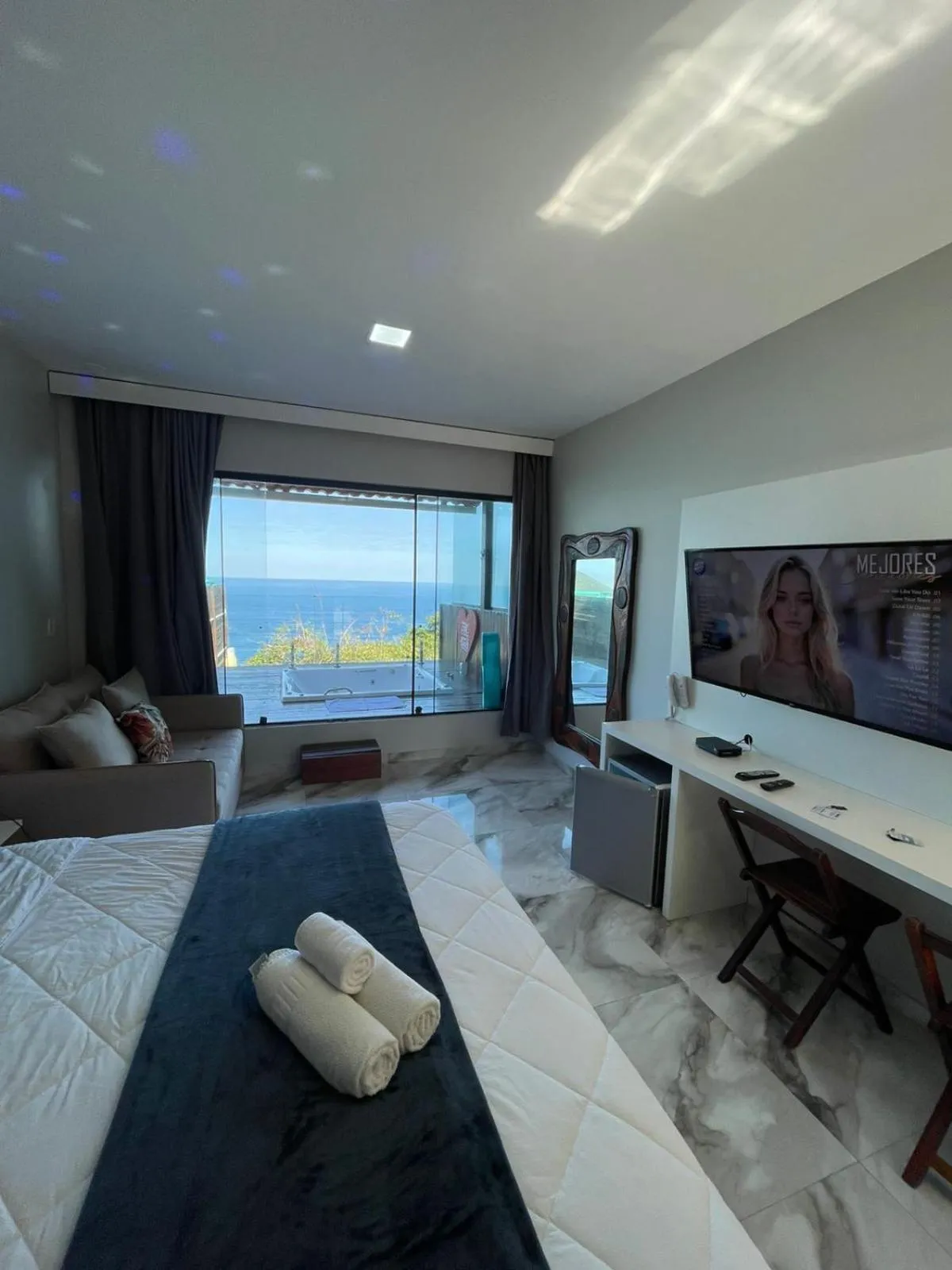 Bed in Pousada e Restaurante Vista Turquesa